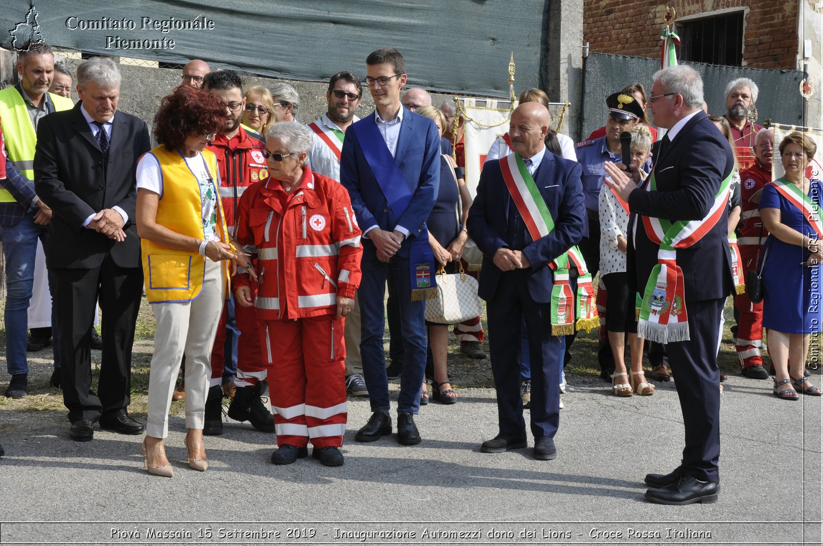 Piov Massaia 15 Settembre 2019 - Inaugurazione Automezzi dono dei Lions - Croce Rossa Italiana