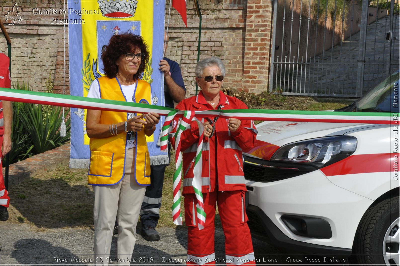 Piov Massaia 15 Settembre 2019 - Inaugurazione Automezzi dono dei Lions - Croce Rossa Italiana