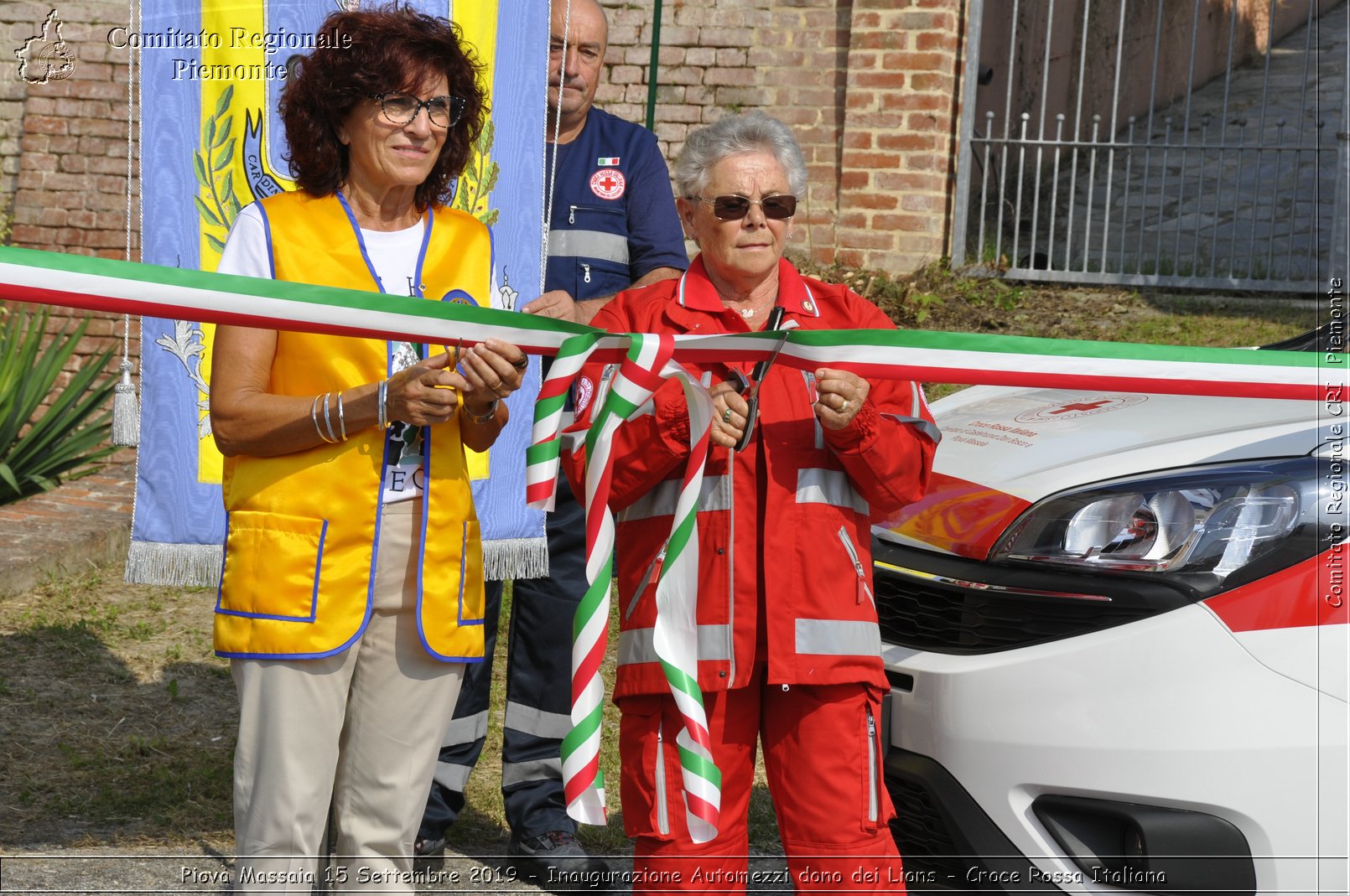 Piov Massaia 15 Settembre 2019 - Inaugurazione Automezzi dono dei Lions - Croce Rossa Italiana