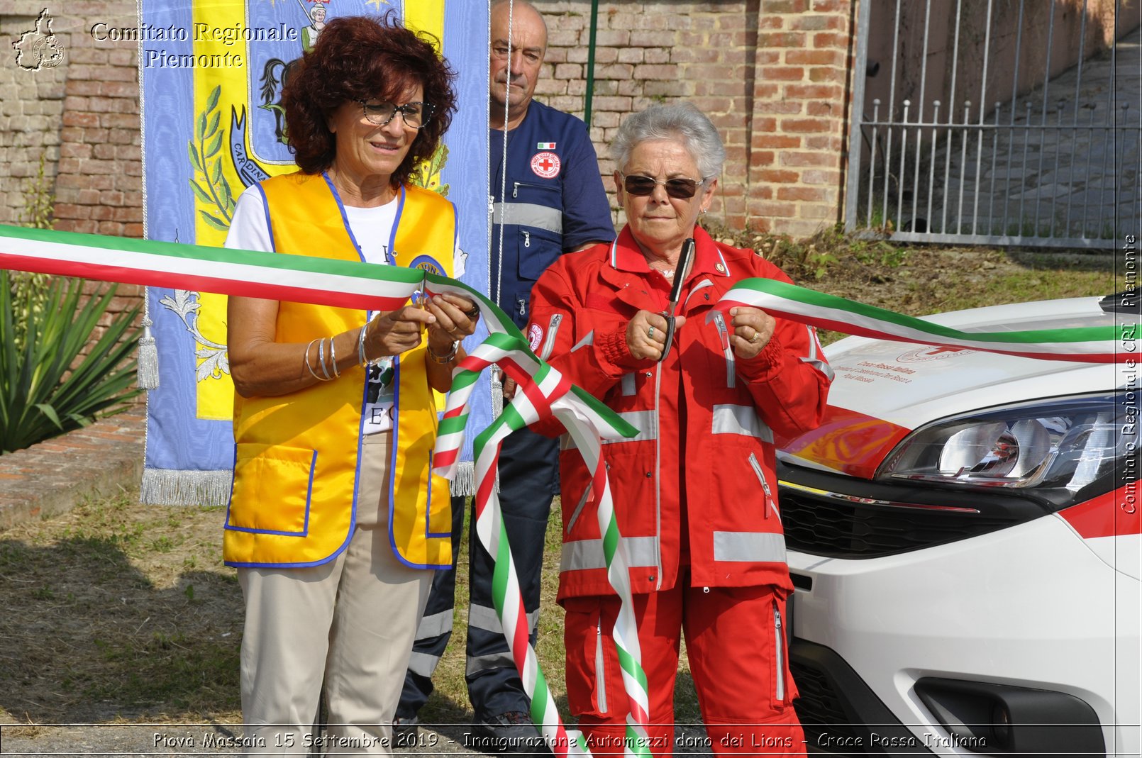 Piov Massaia 15 Settembre 2019 - Inaugurazione Automezzi dono dei Lions - Croce Rossa Italiana