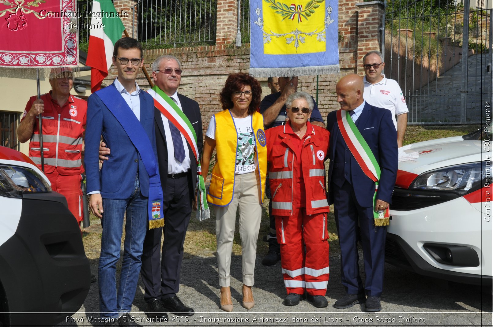 Piov Massaia 15 Settembre 2019 - Inaugurazione Automezzi dono dei Lions - Croce Rossa Italiana