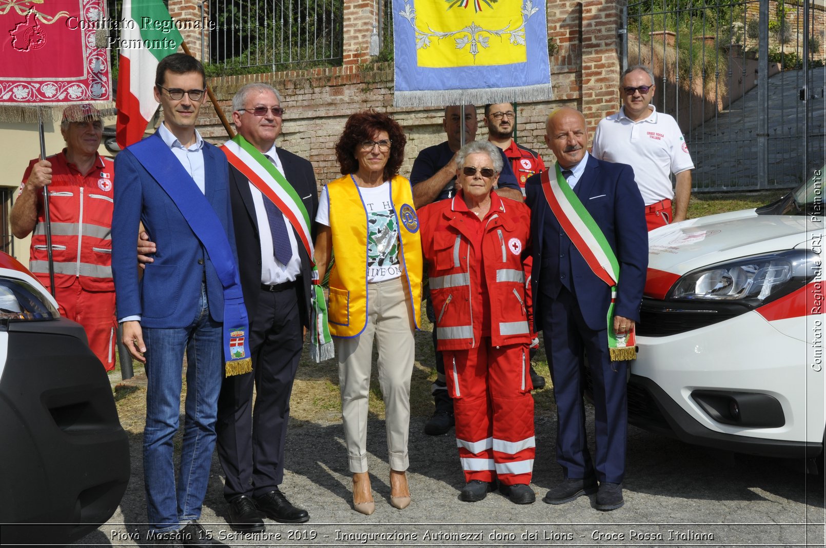 Piov Massaia 15 Settembre 2019 - Inaugurazione Automezzi dono dei Lions - Croce Rossa Italiana