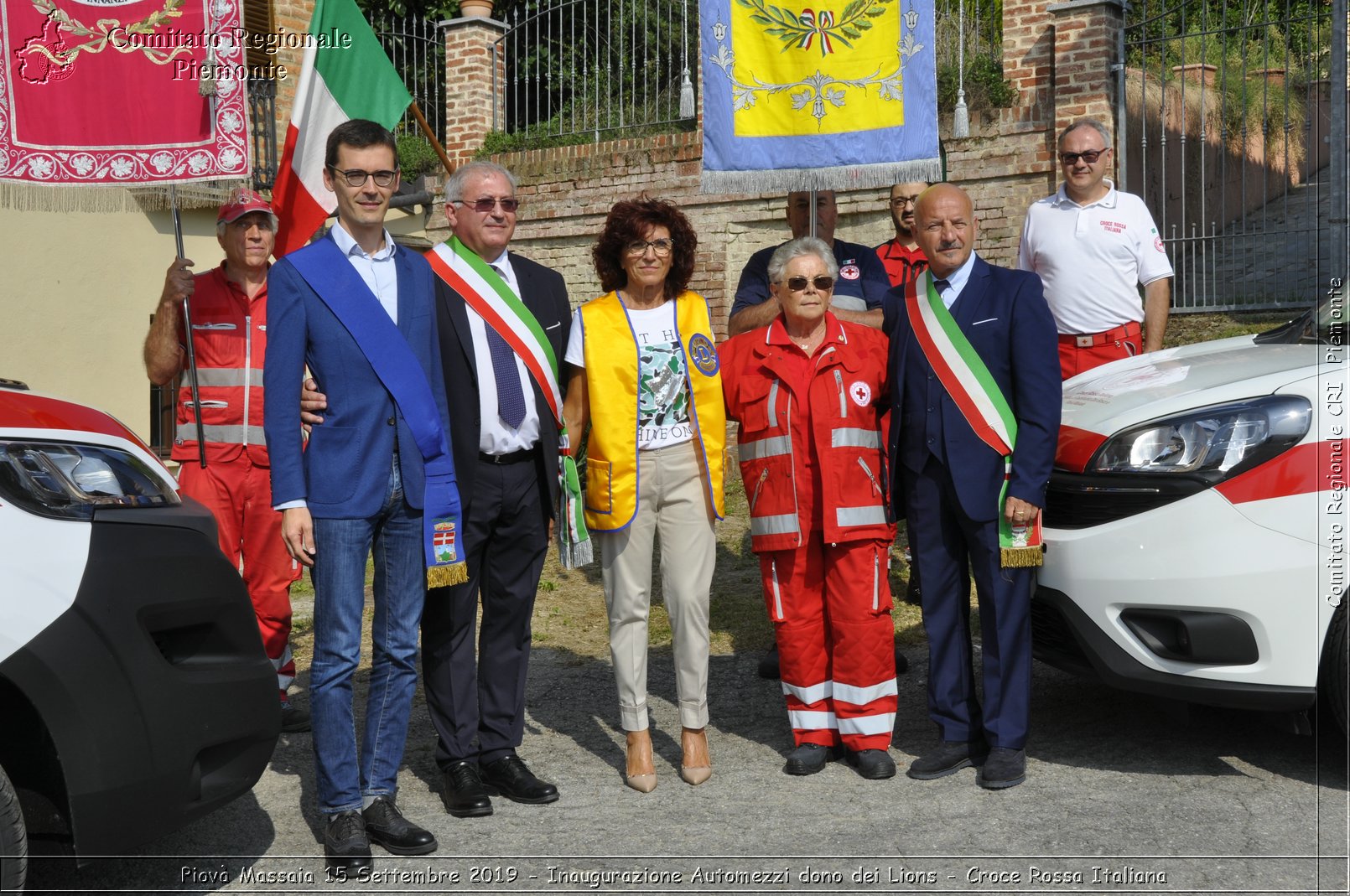 Piov Massaia 15 Settembre 2019 - Inaugurazione Automezzi dono dei Lions - Croce Rossa Italiana