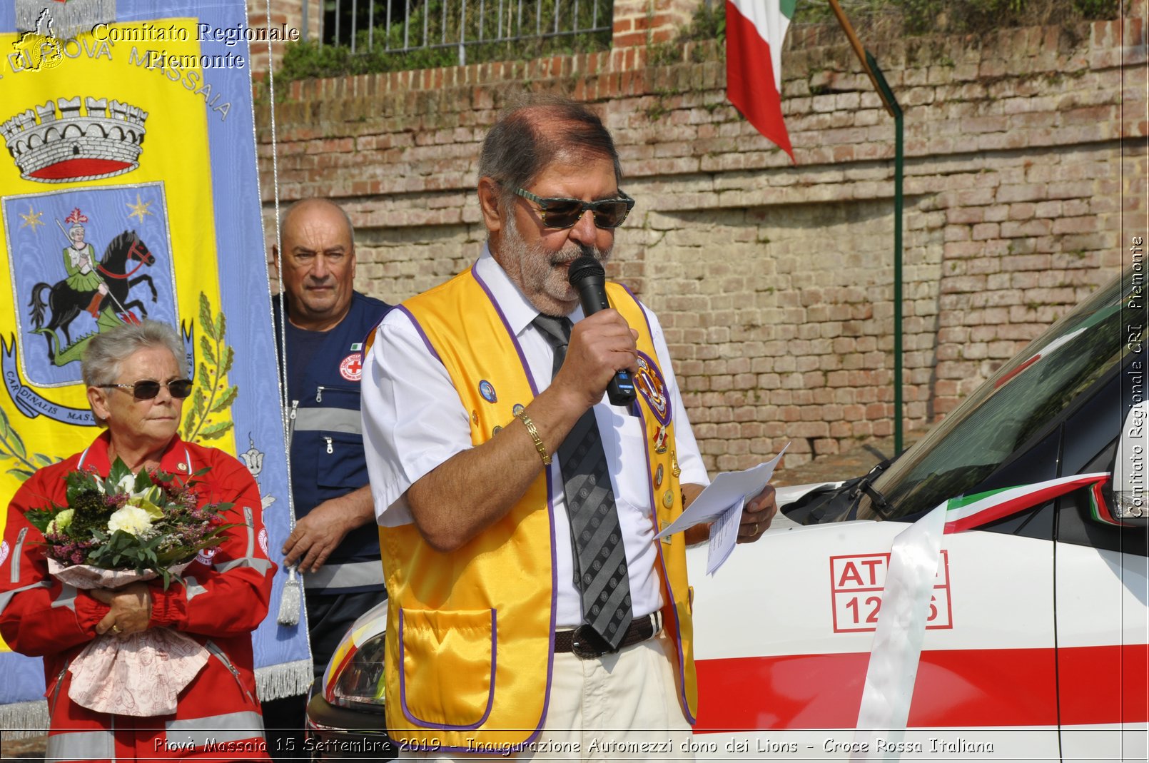 Piov Massaia 15 Settembre 2019 - Inaugurazione Automezzi dono dei Lions - Croce Rossa Italiana