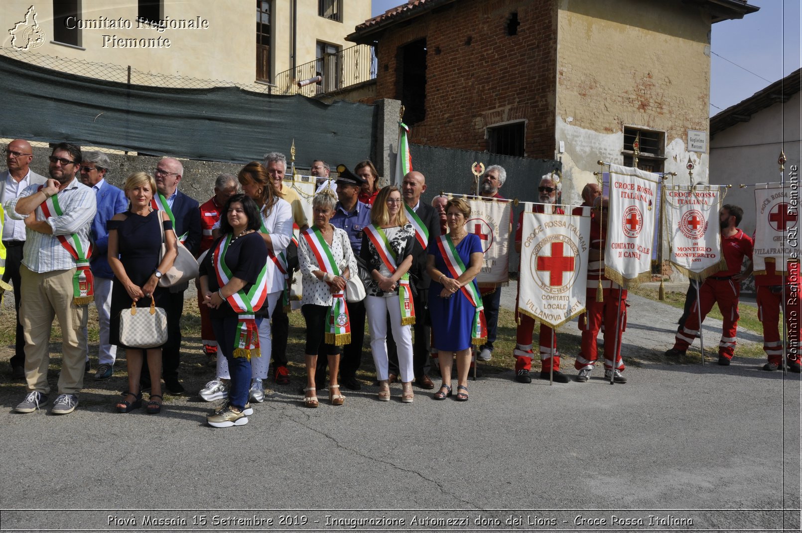 Piov Massaia 15 Settembre 2019 - Inaugurazione Automezzi dono dei Lions - Croce Rossa Italiana