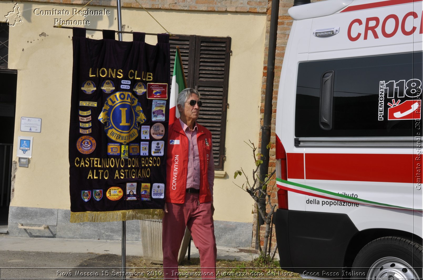 Piov Massaia 15 Settembre 2019 - Inaugurazione Automezzi dono dei Lions - Croce Rossa Italiana