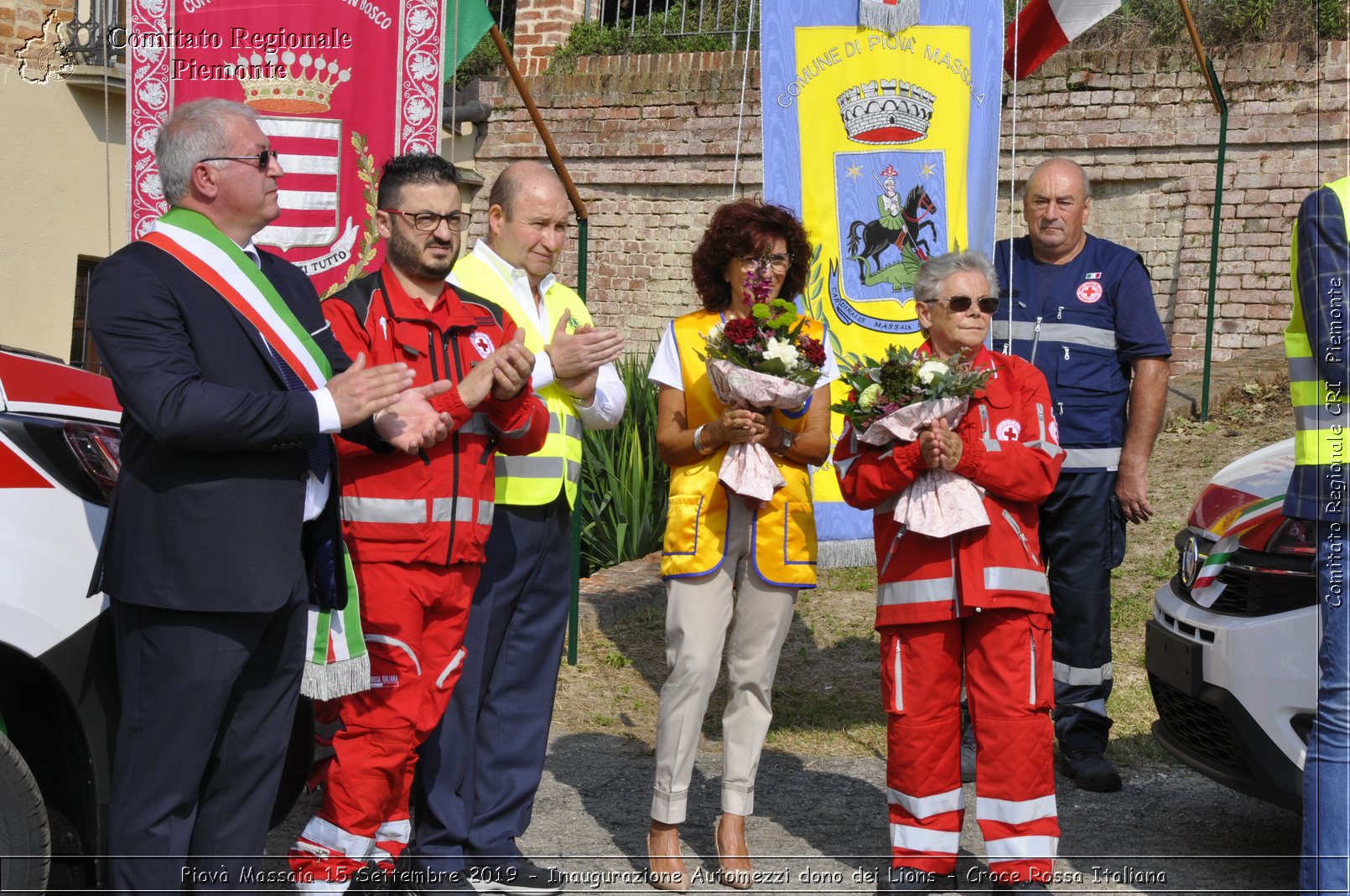 Piov Massaia 15 Settembre 2019 - Inaugurazione Automezzi dono dei Lions - Croce Rossa Italiana