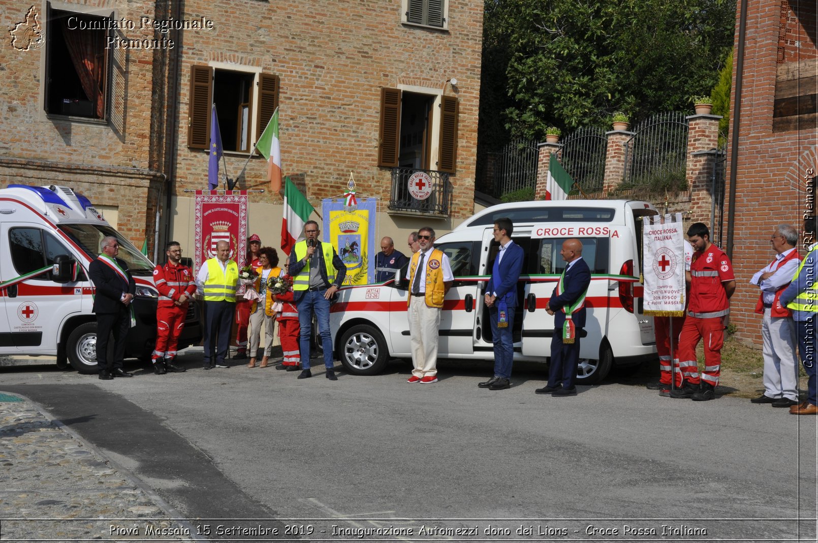 Piov Massaia 15 Settembre 2019 - Inaugurazione Automezzi dono dei Lions - Croce Rossa Italiana