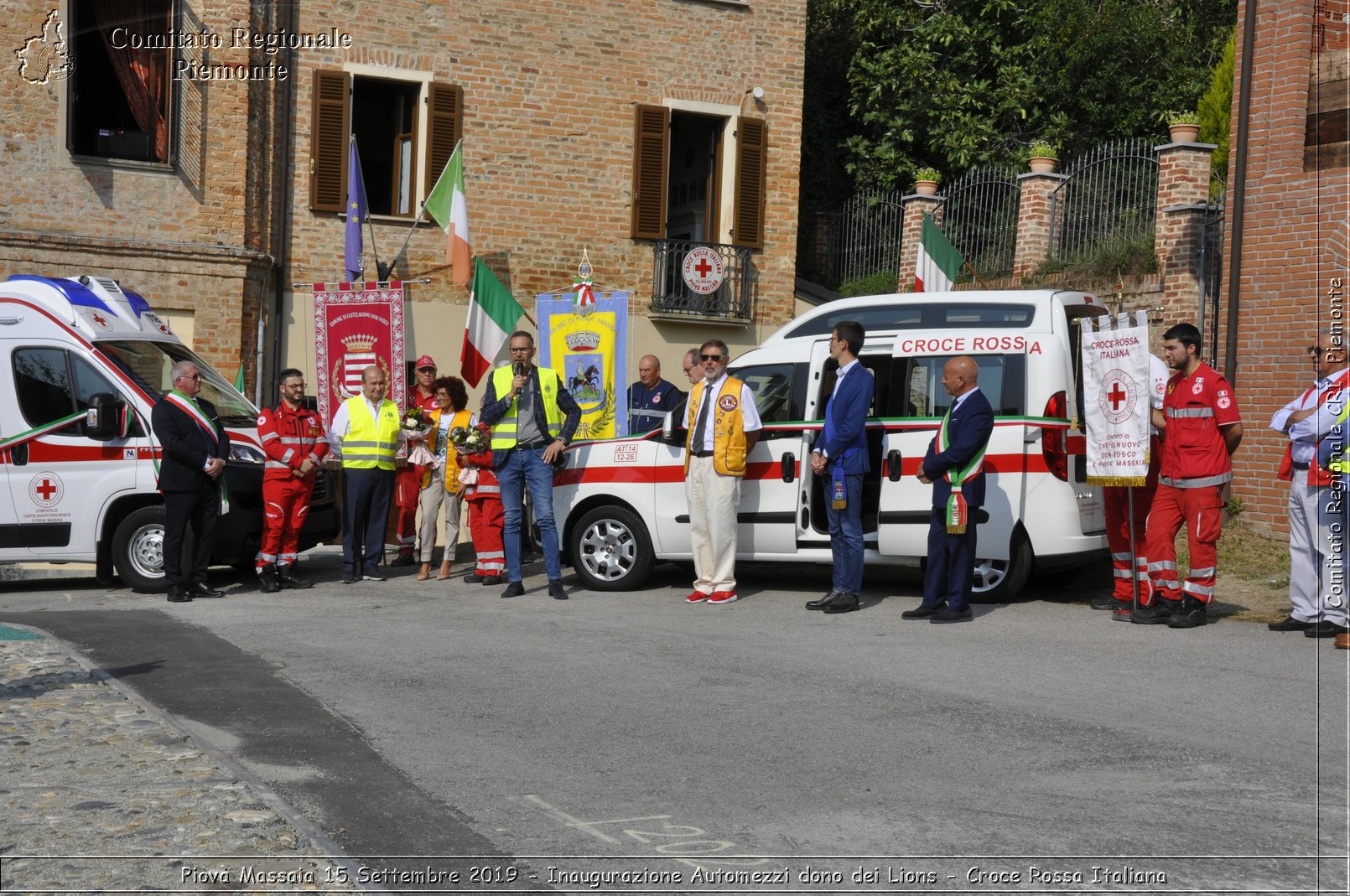 Piov Massaia 15 Settembre 2019 - Inaugurazione Automezzi dono dei Lions - Croce Rossa Italiana