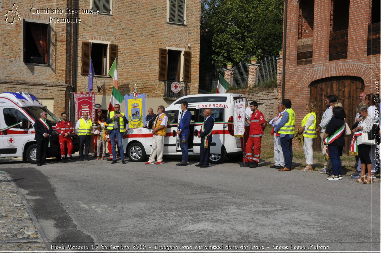 Piov Massaia 15 Settembre 2019 - Inaugurazione Automezzi dono dei Lions - Croce Rossa Italiana