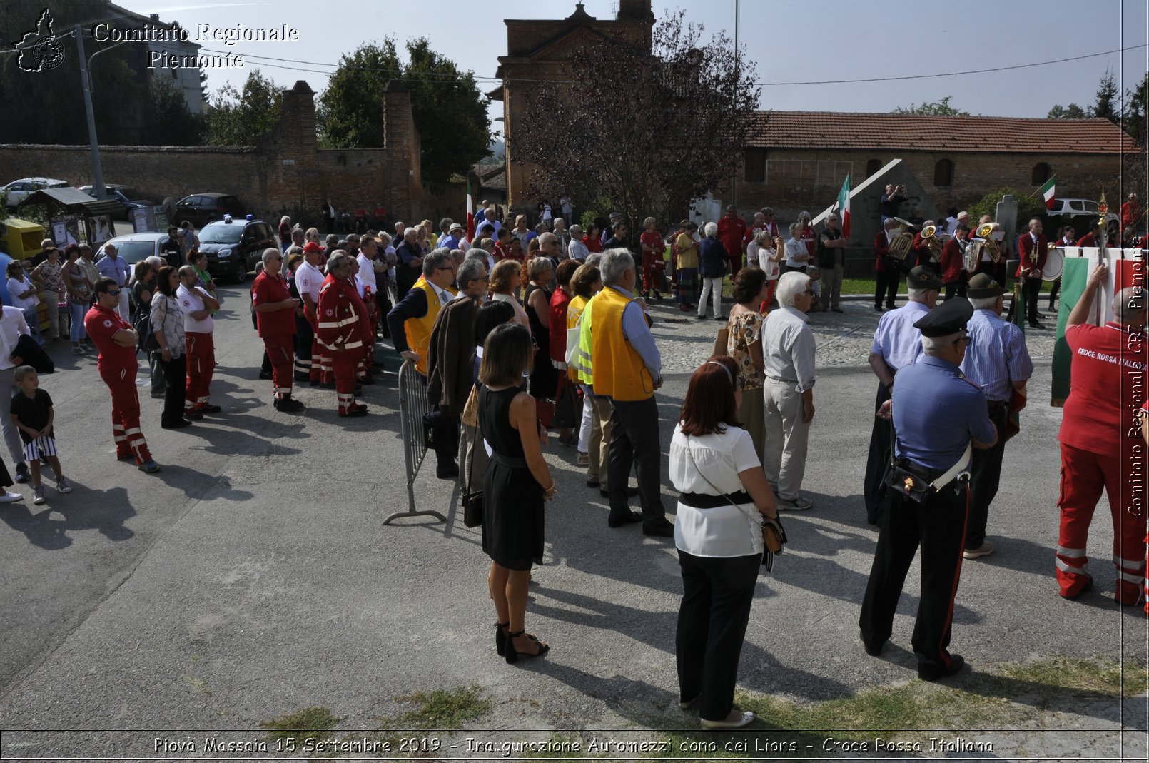 Piov Massaia 15 Settembre 2019 - Inaugurazione Automezzi dono dei Lions - Croce Rossa Italiana