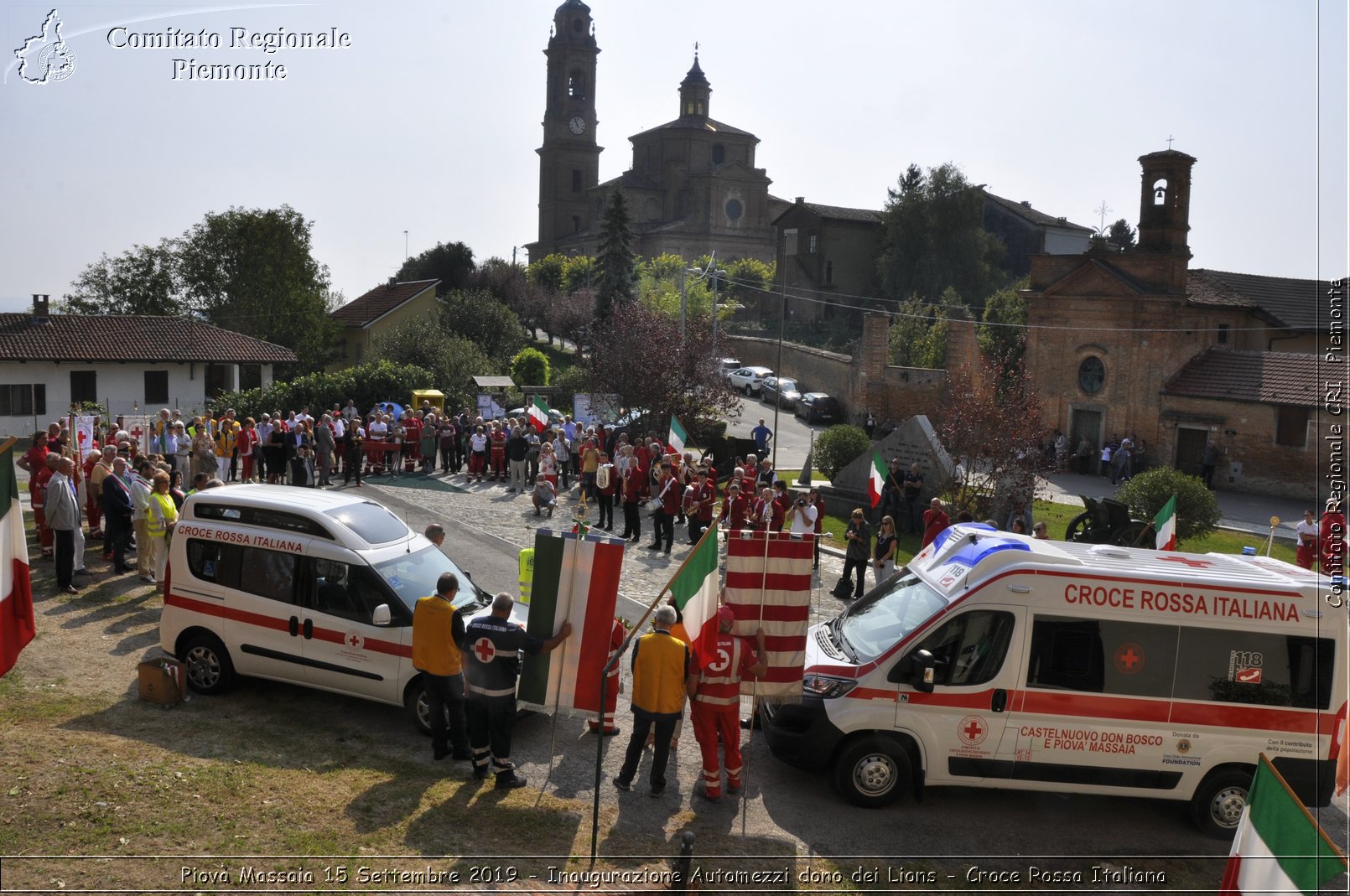 Piov Massaia 15 Settembre 2019 - Inaugurazione Automezzi dono dei Lions - Croce Rossa Italiana