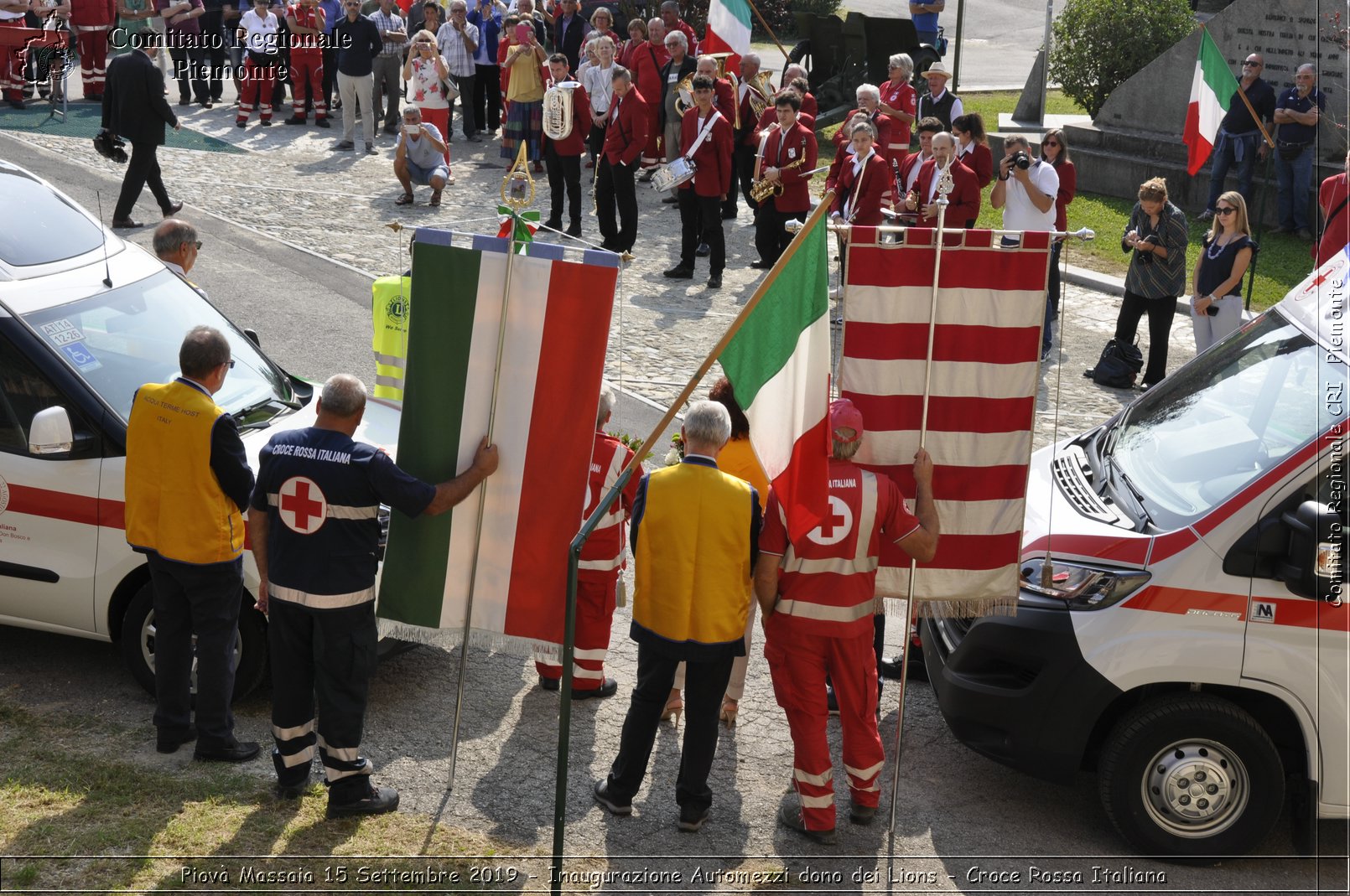 Piov Massaia 15 Settembre 2019 - Inaugurazione Automezzi dono dei Lions - Croce Rossa Italiana