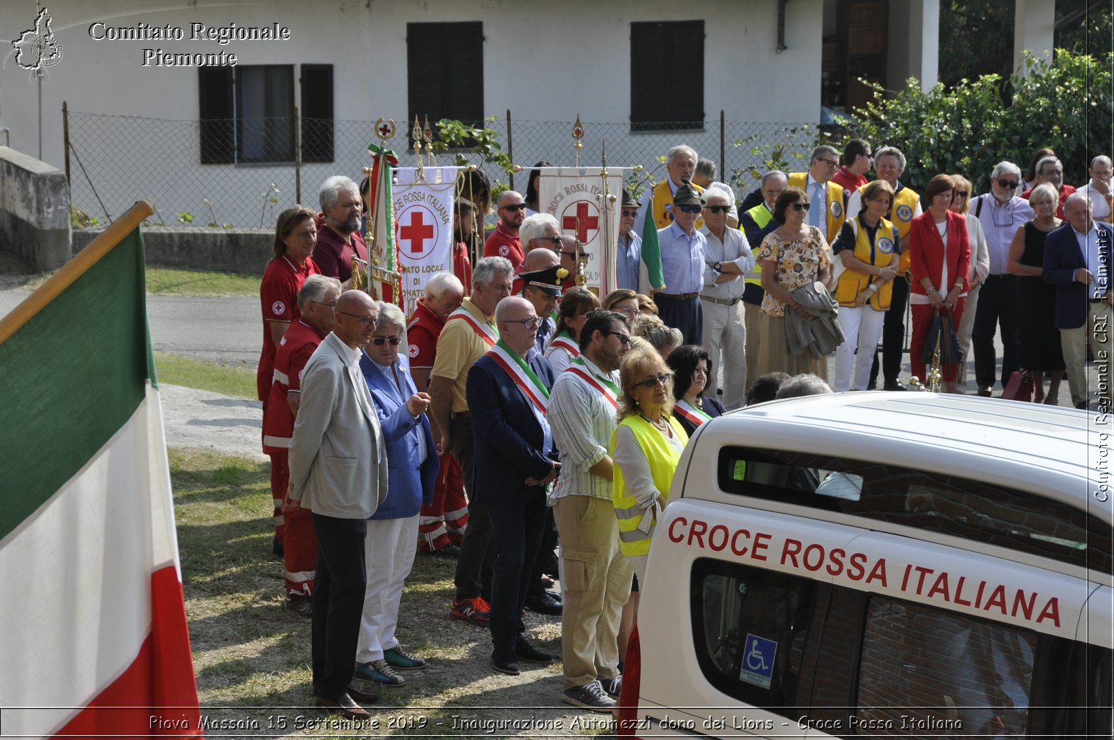 Piov Massaia 15 Settembre 2019 - Inaugurazione Automezzi dono dei Lions - Croce Rossa Italiana