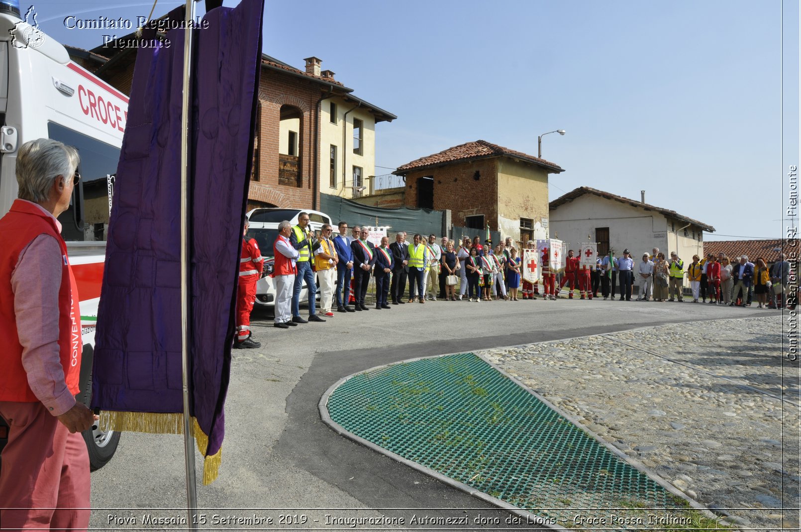 Piov Massaia 15 Settembre 2019 - Inaugurazione Automezzi dono dei Lions - Croce Rossa Italiana