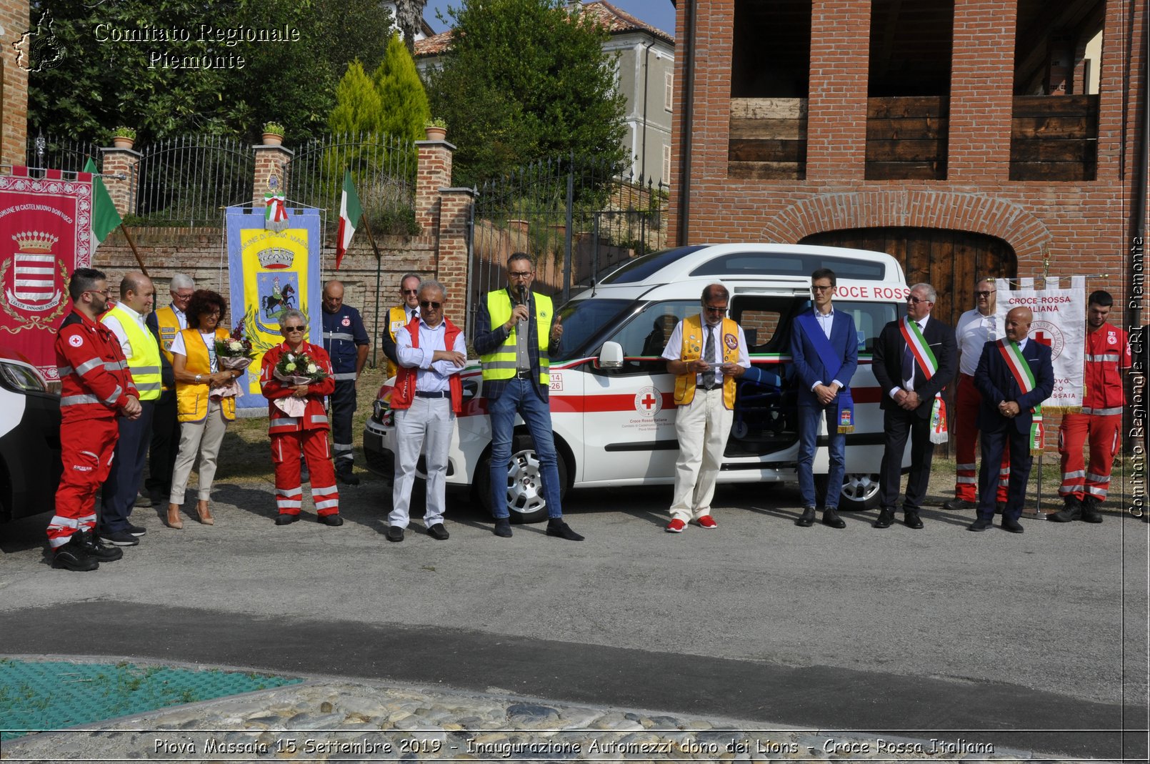 Piov Massaia 15 Settembre 2019 - Inaugurazione Automezzi dono dei Lions - Croce Rossa Italiana