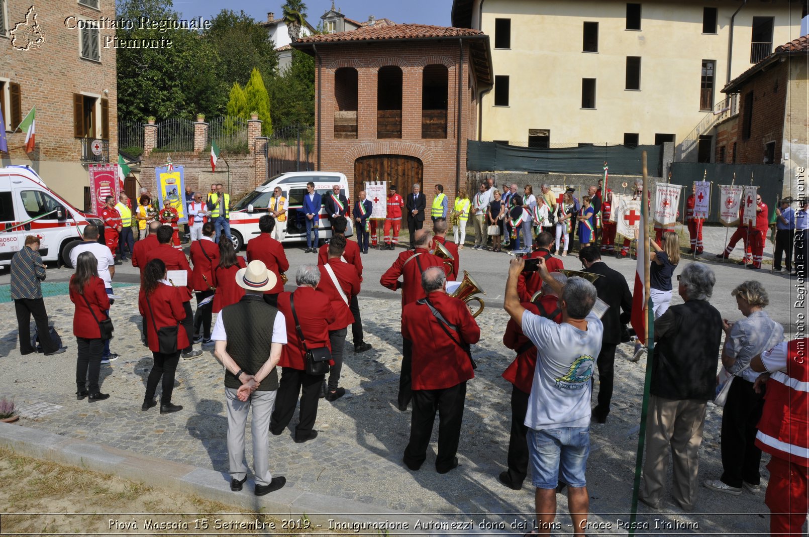 Piov Massaia 15 Settembre 2019 - Inaugurazione Automezzi dono dei Lions - Croce Rossa Italiana