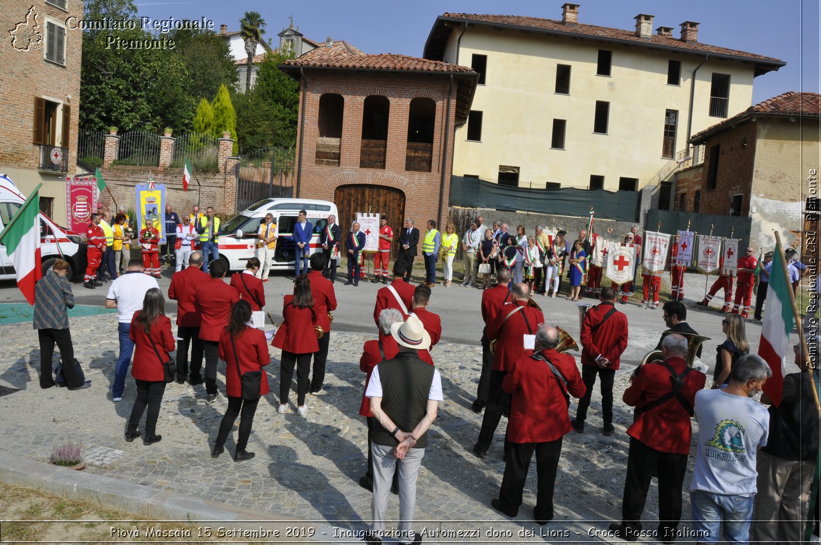 Piov Massaia 15 Settembre 2019 - Inaugurazione Automezzi dono dei Lions - Croce Rossa Italiana