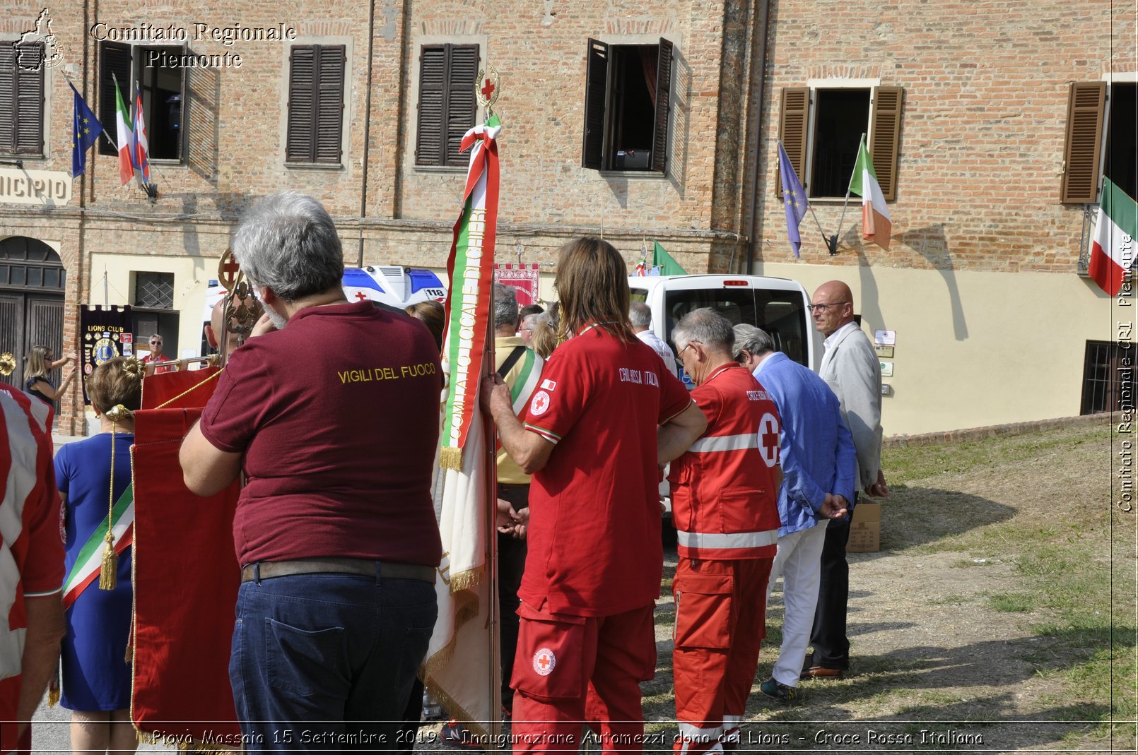 Piov Massaia 15 Settembre 2019 - Inaugurazione Automezzi dono dei Lions - Croce Rossa Italiana