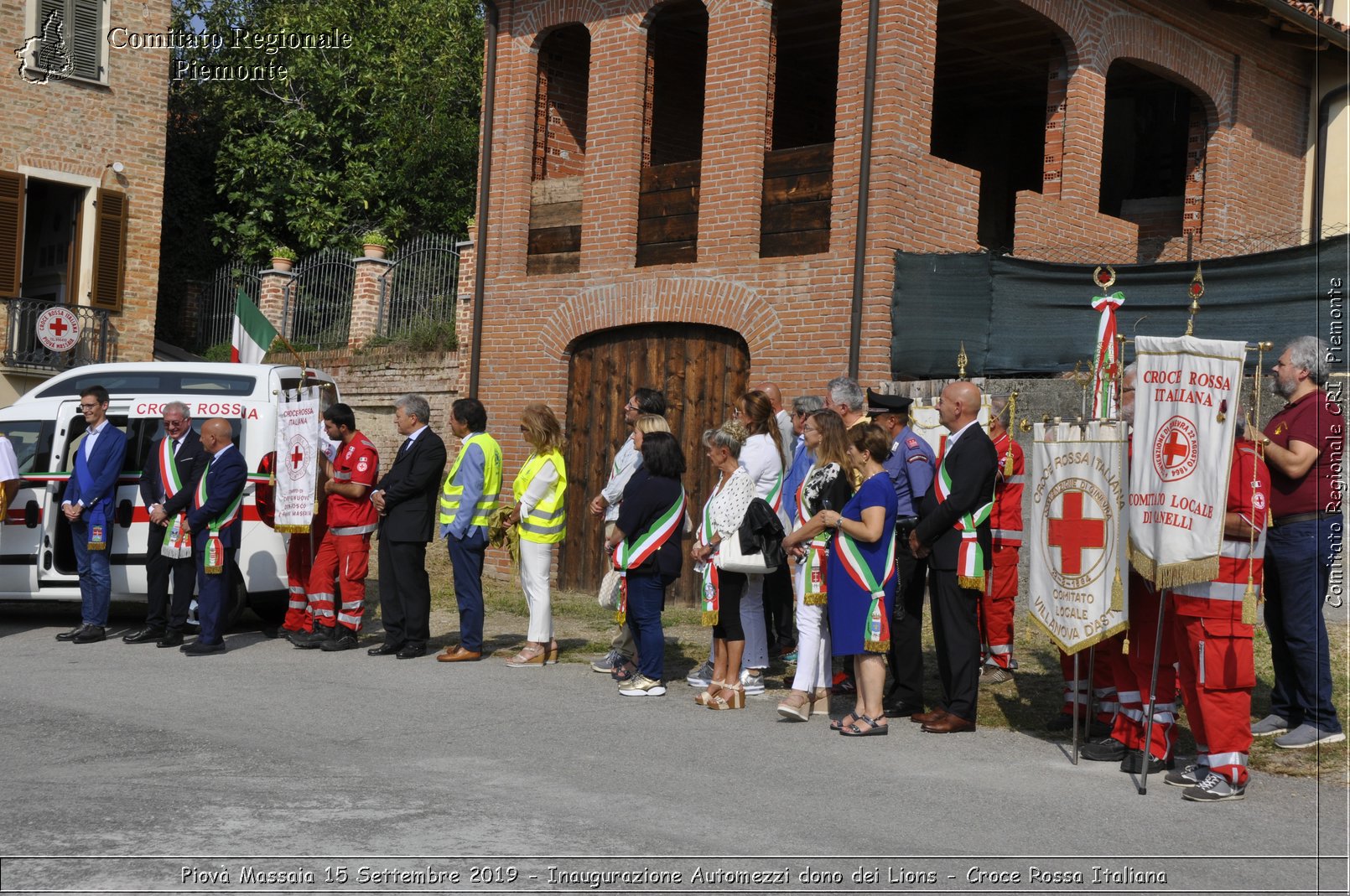 Piov Massaia 15 Settembre 2019 - Inaugurazione Automezzi dono dei Lions - Croce Rossa Italiana