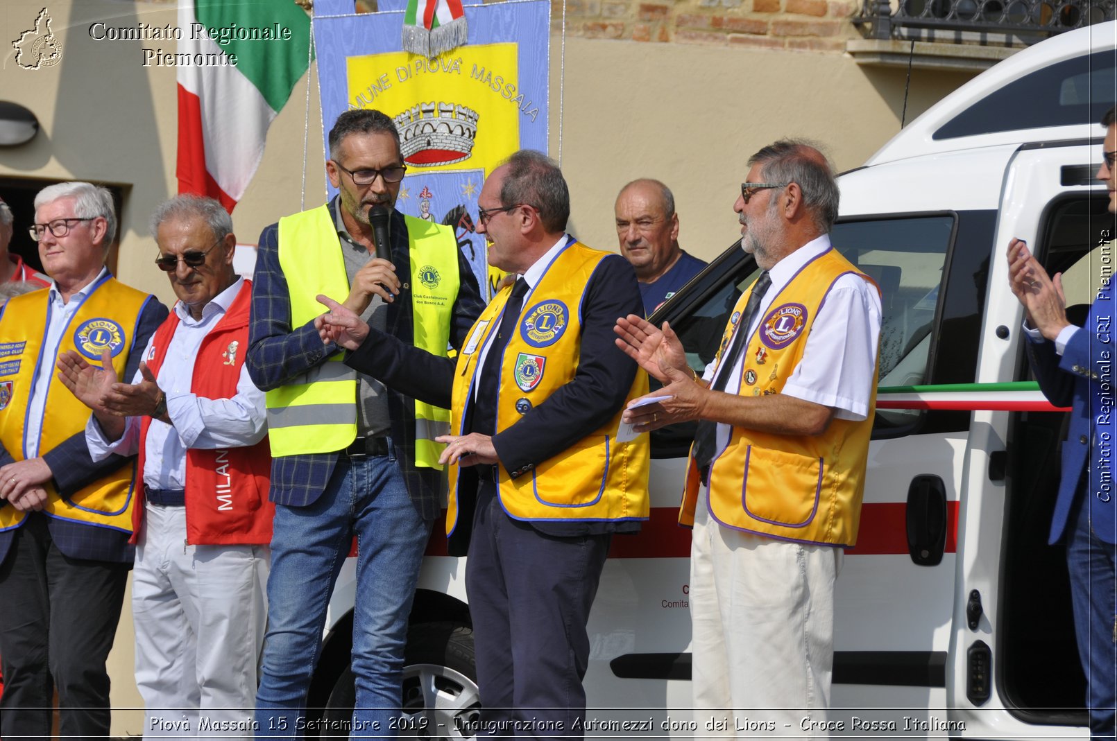 Piov Massaia 15 Settembre 2019 - Inaugurazione Automezzi dono dei Lions - Croce Rossa Italiana