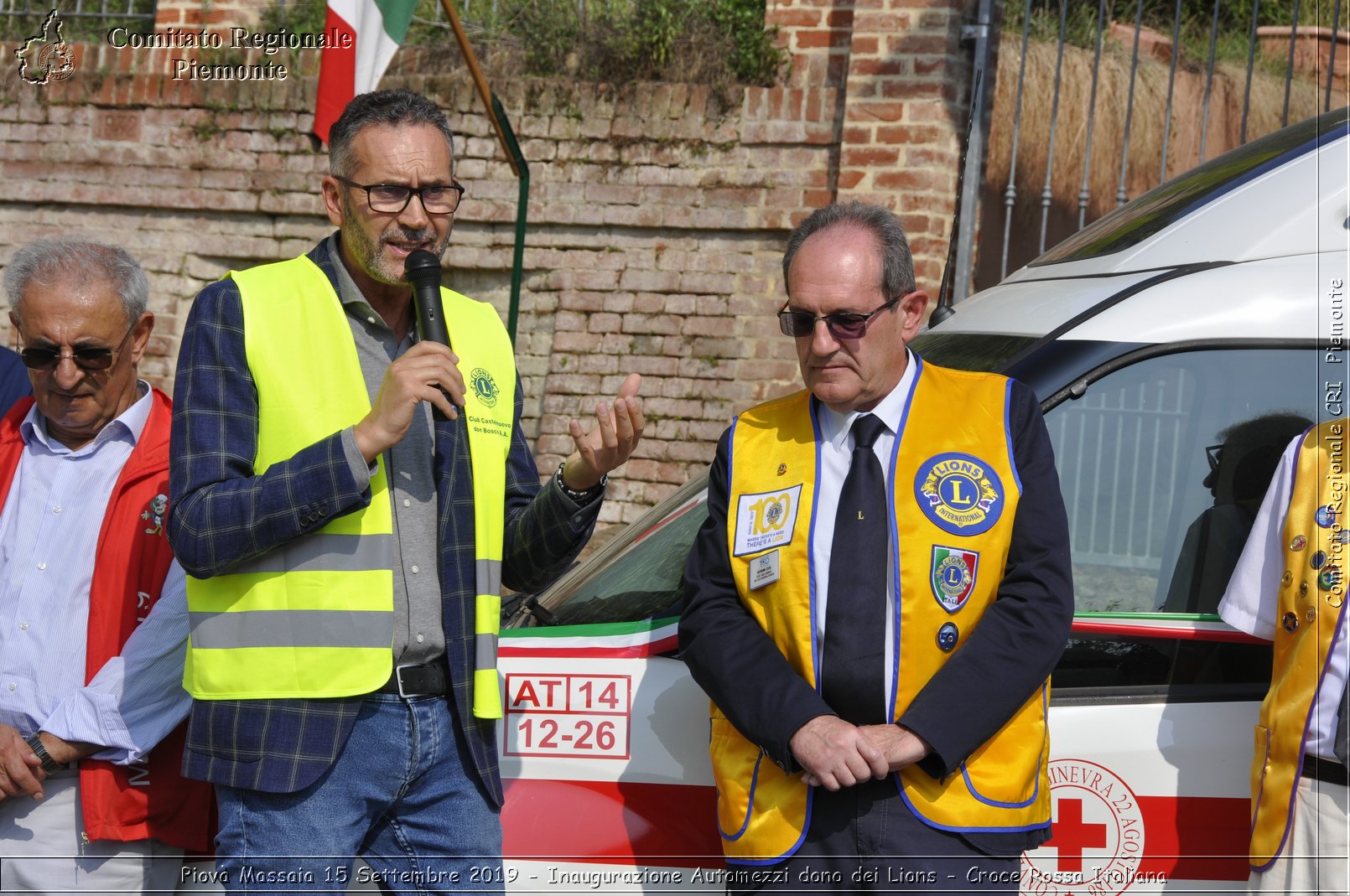 Piov Massaia 15 Settembre 2019 - Inaugurazione Automezzi dono dei Lions - Croce Rossa Italiana