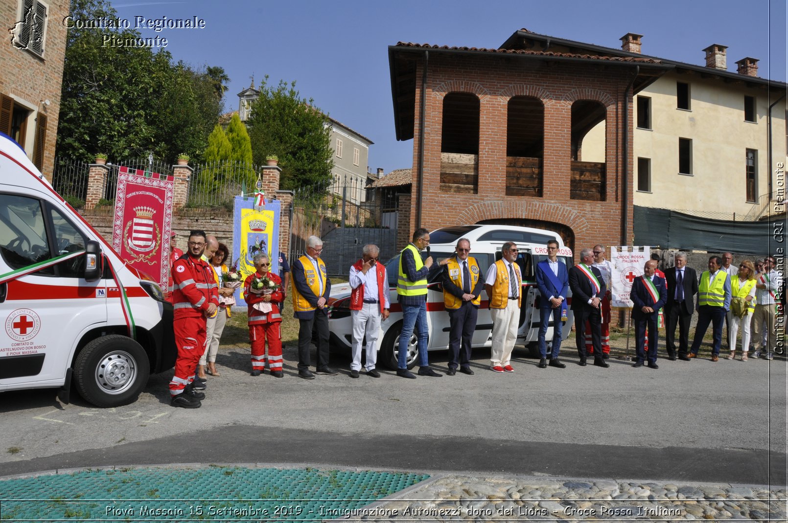 Piov Massaia 15 Settembre 2019 - Inaugurazione Automezzi dono dei Lions - Croce Rossa Italiana