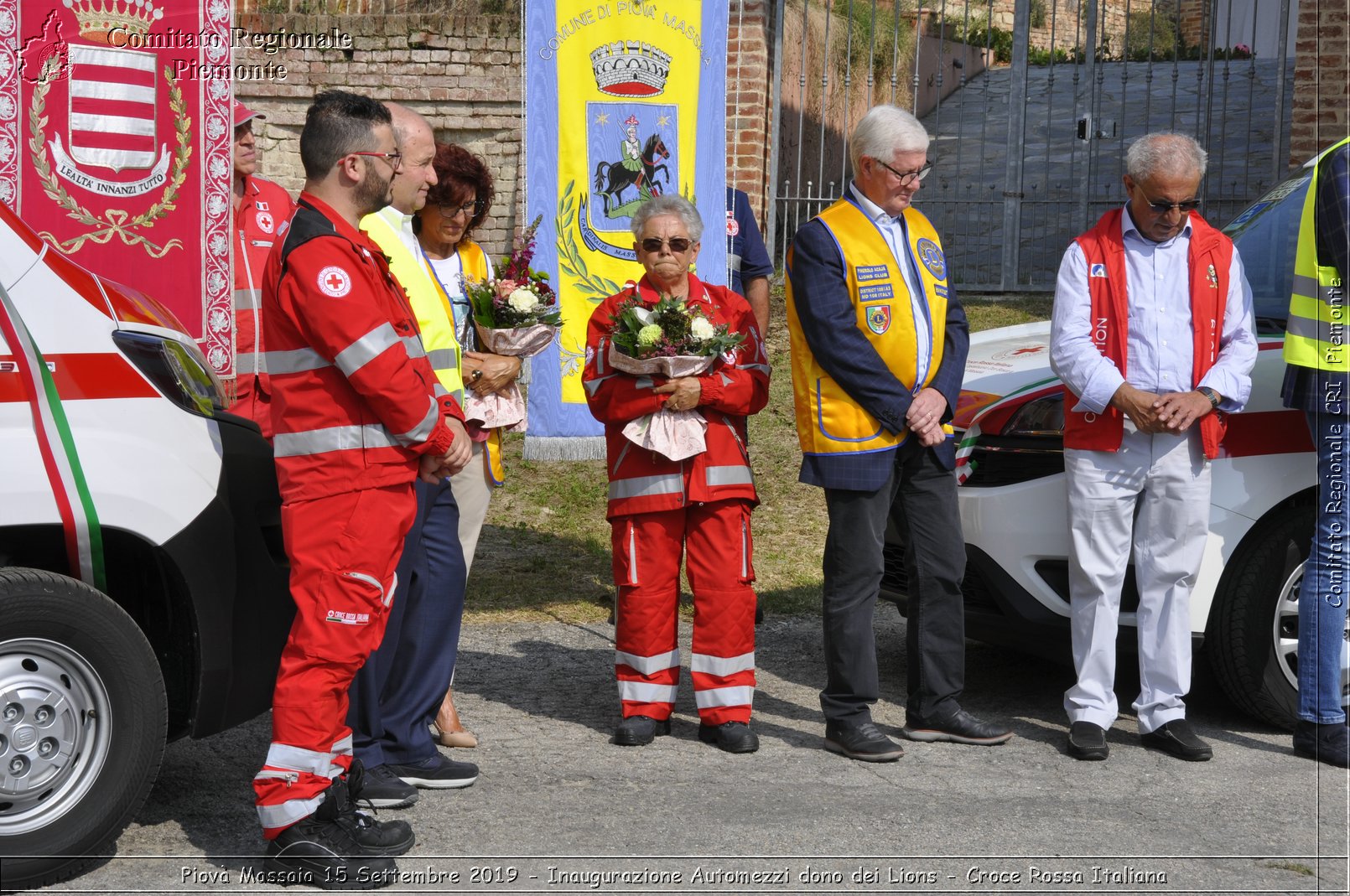 Piov Massaia 15 Settembre 2019 - Inaugurazione Automezzi dono dei Lions - Croce Rossa Italiana