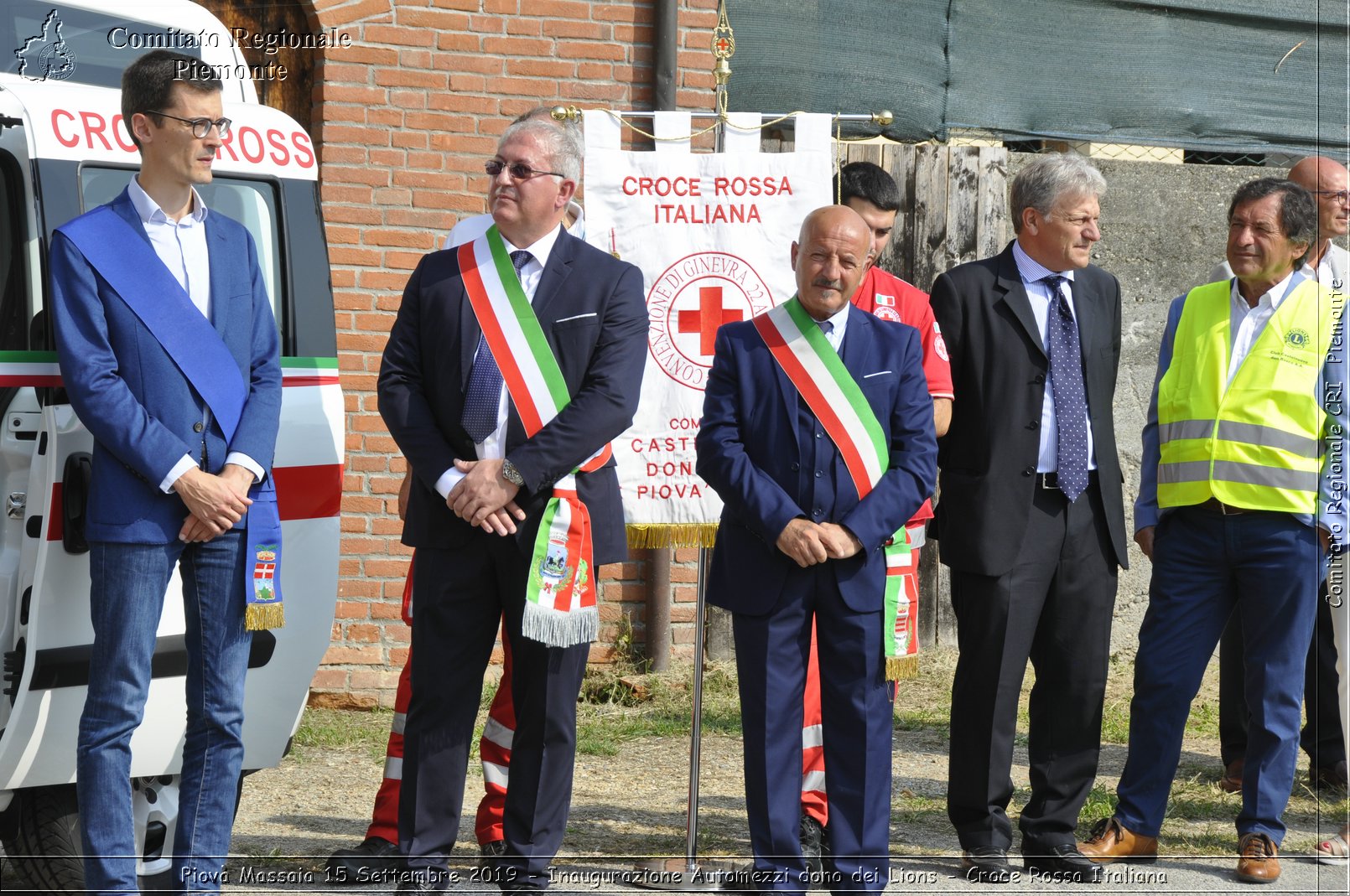 Piov Massaia 15 Settembre 2019 - Inaugurazione Automezzi dono dei Lions - Croce Rossa Italiana