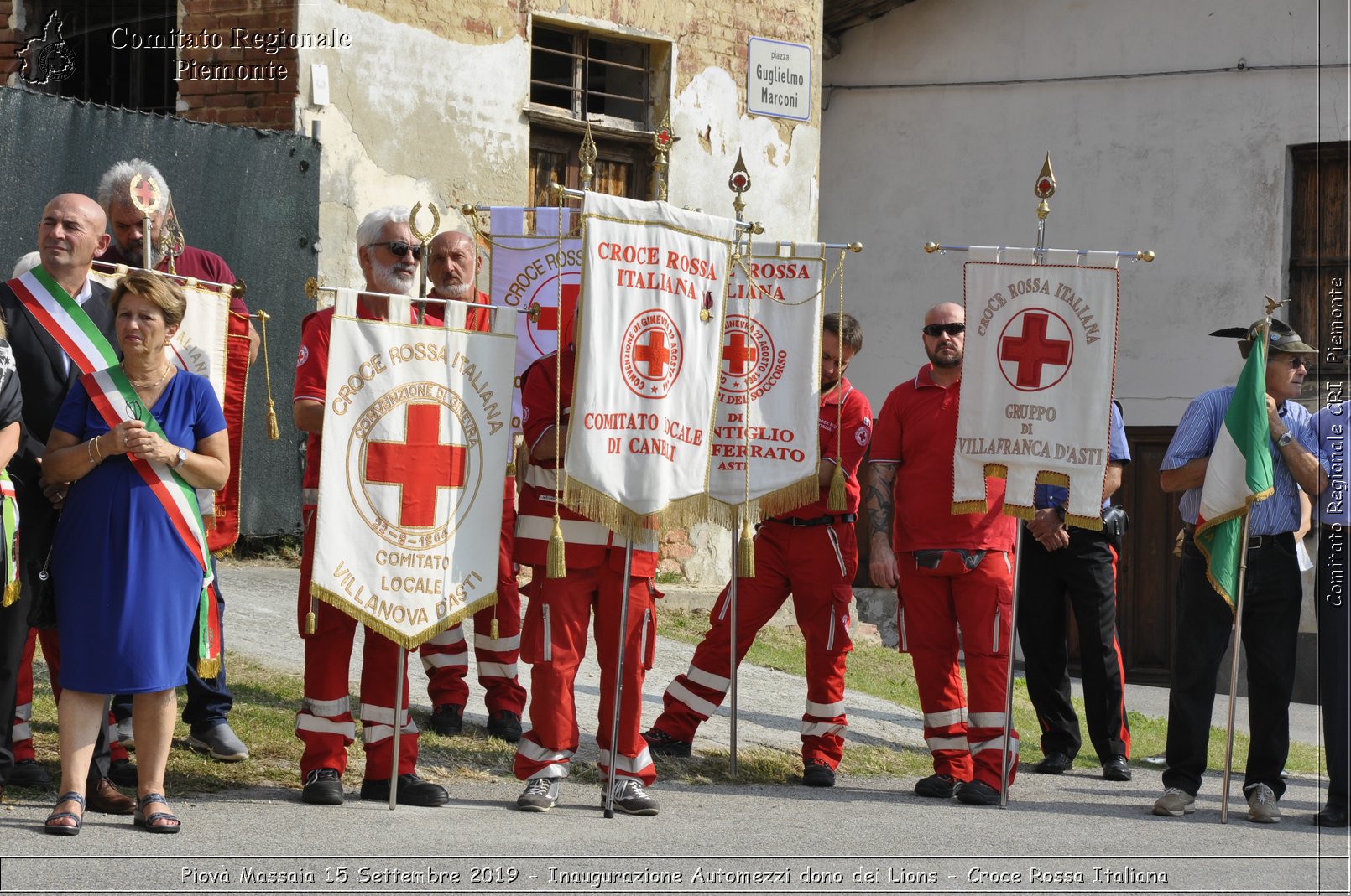 Piov Massaia 15 Settembre 2019 - Inaugurazione Automezzi dono dei Lions - Croce Rossa Italiana