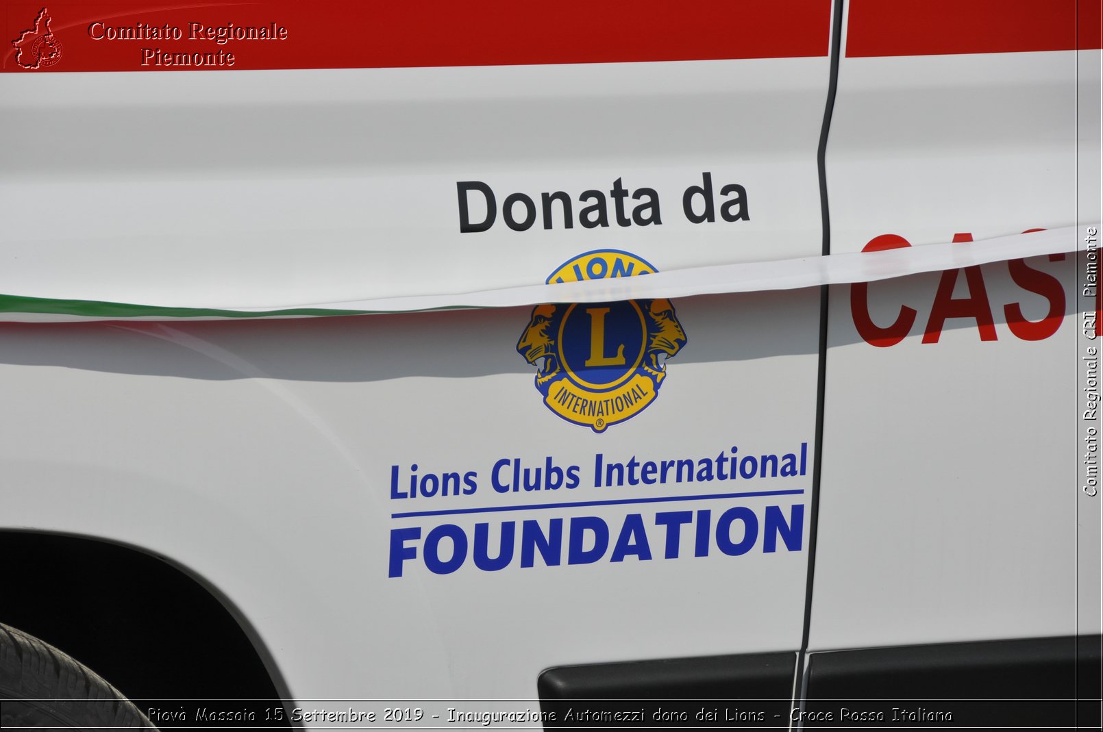 Piov Massaia 15 Settembre 2019 - Inaugurazione Automezzi dono dei Lions - Croce Rossa Italiana