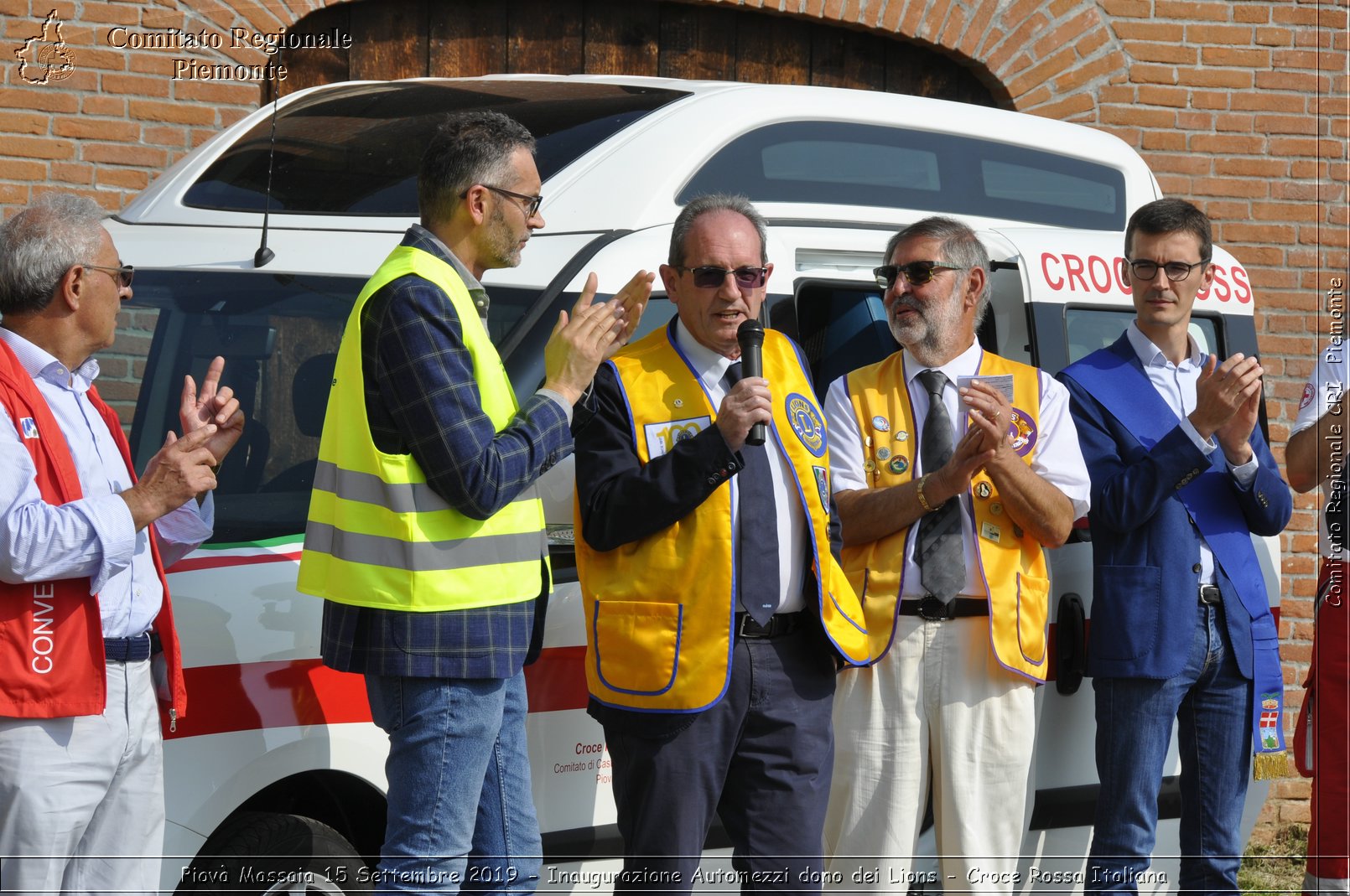 Piov Massaia 15 Settembre 2019 - Inaugurazione Automezzi dono dei Lions - Croce Rossa Italiana