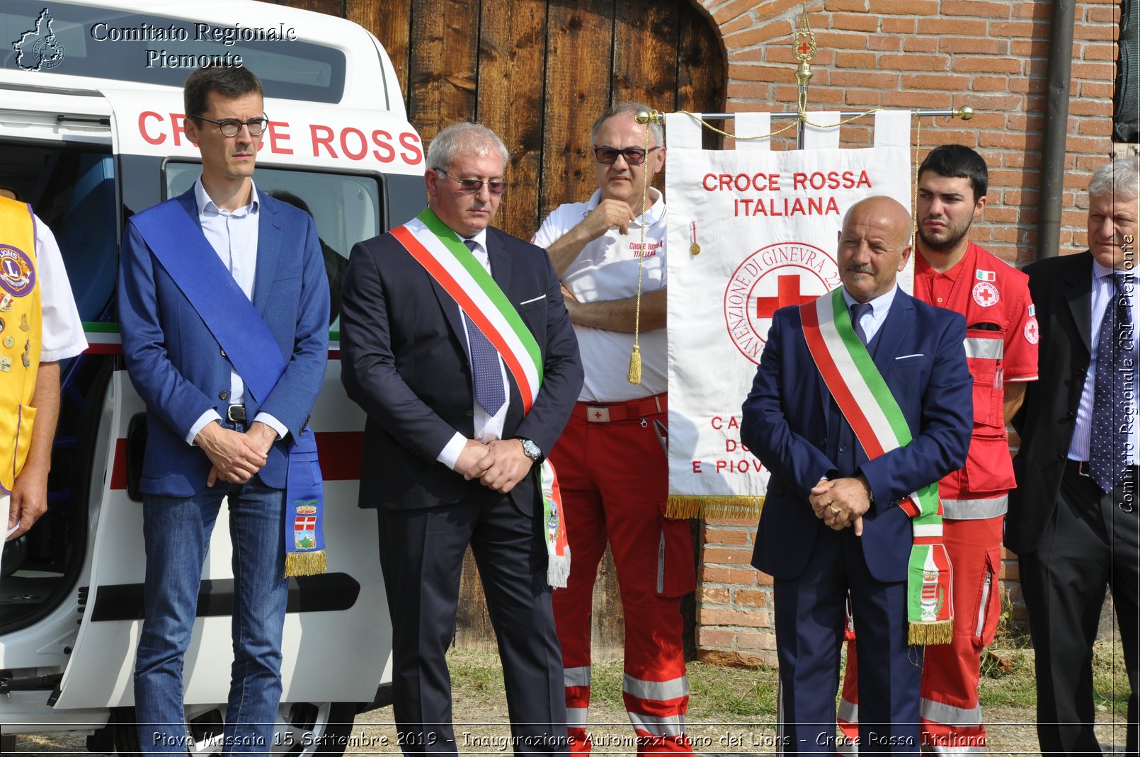 Piov Massaia 15 Settembre 2019 - Inaugurazione Automezzi dono dei Lions - Croce Rossa Italiana