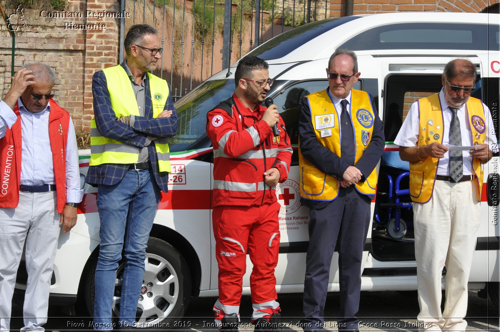 Piov Massaia 15 Settembre 2019 - Inaugurazione Automezzi dono dei Lions - Croce Rossa Italiana