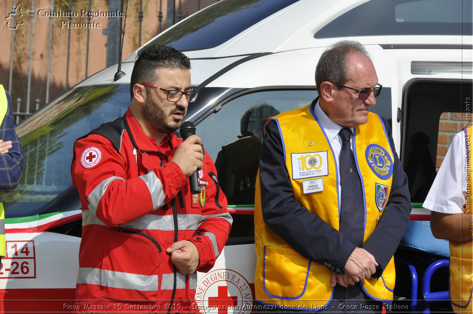 Piov Massaia 15 Settembre 2019 - Inaugurazione Automezzi dono dei Lions - Croce Rossa Italiana