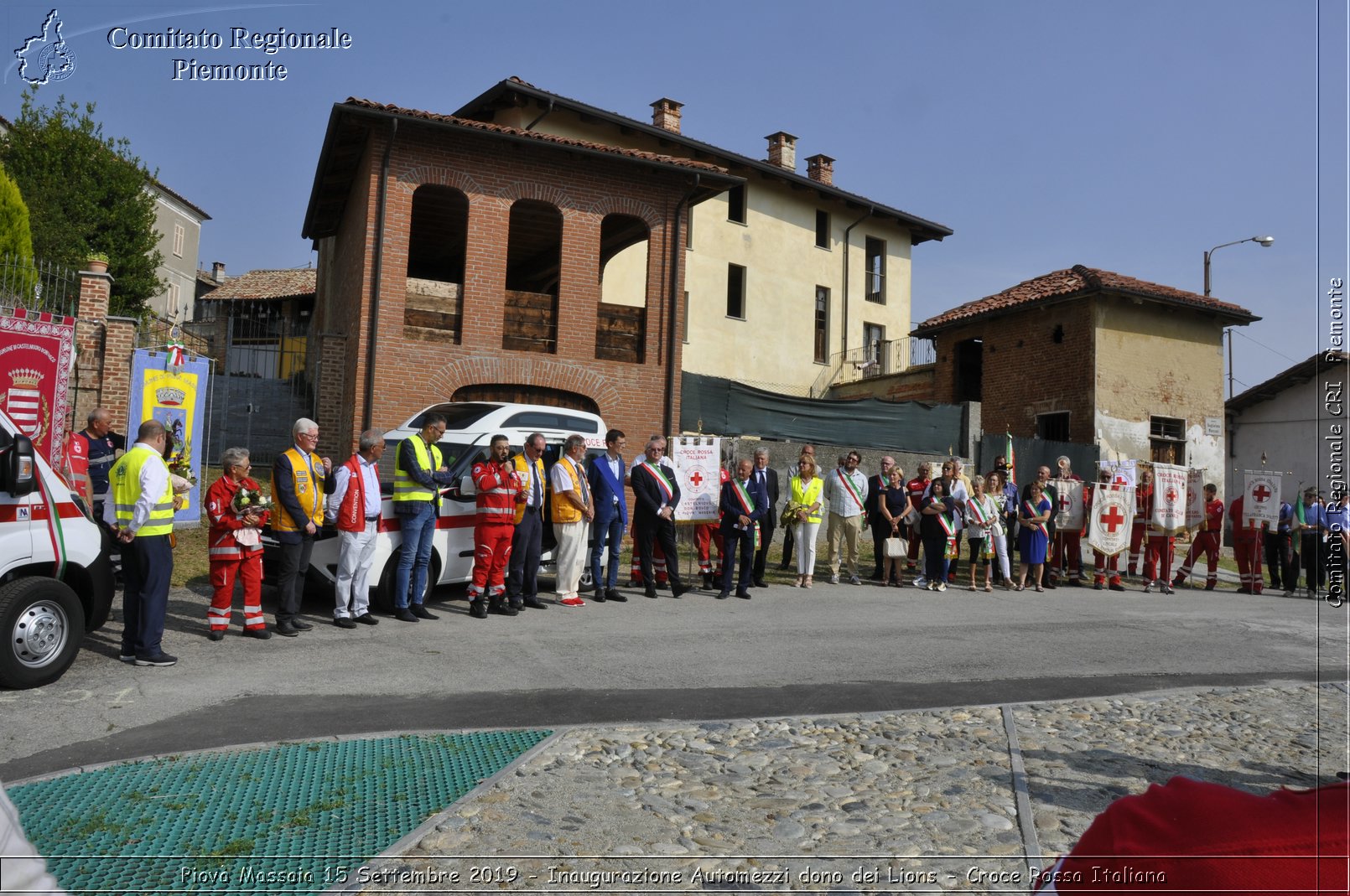 Piov Massaia 15 Settembre 2019 - Inaugurazione Automezzi dono dei Lions - Croce Rossa Italiana