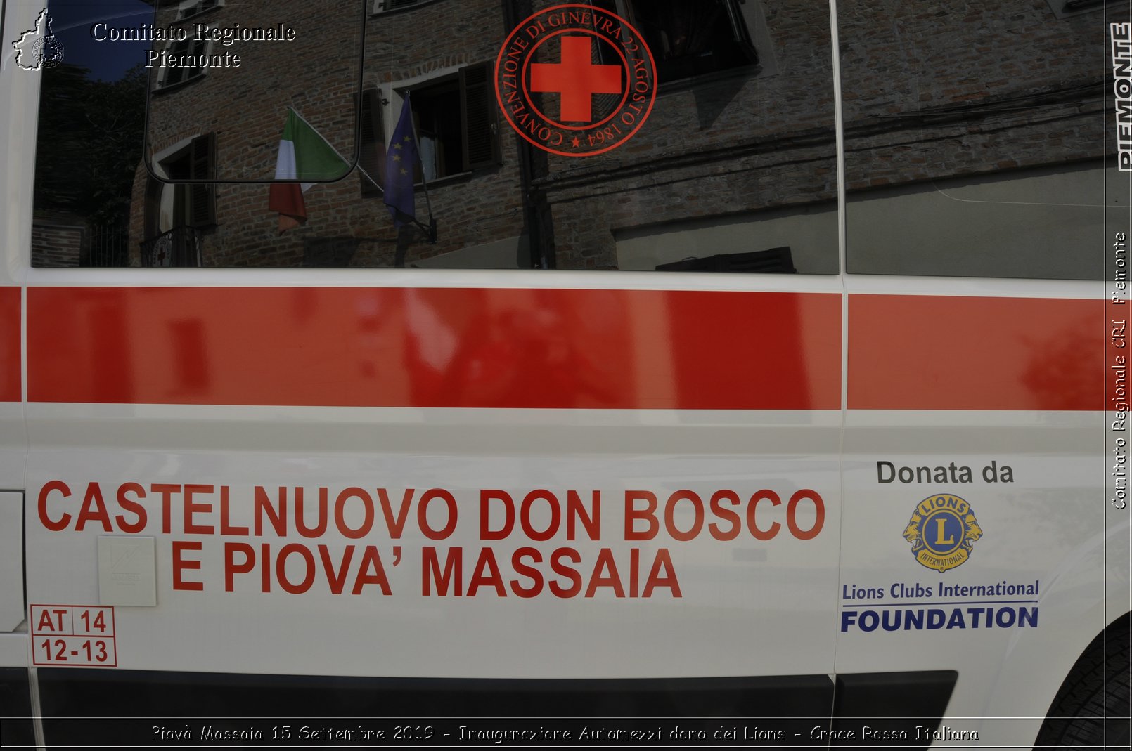 Piov Massaia 15 Settembre 2019 - Inaugurazione Automezzi dono dei Lions - Croce Rossa Italiana
