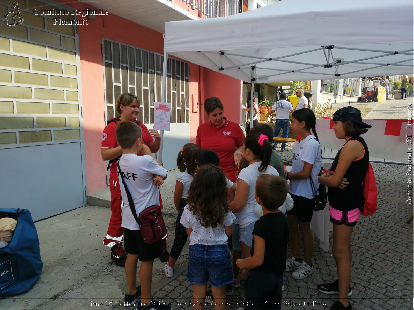 Fiano 15 Settembre 2019 - Popolazione Cardioprotetta - Croce Rossa Italiana