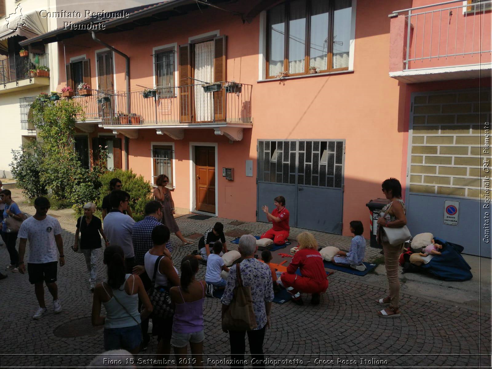 Fiano 15 Settembre 2019 - Popolazione Cardioprotetta - Croce Rossa Italiana