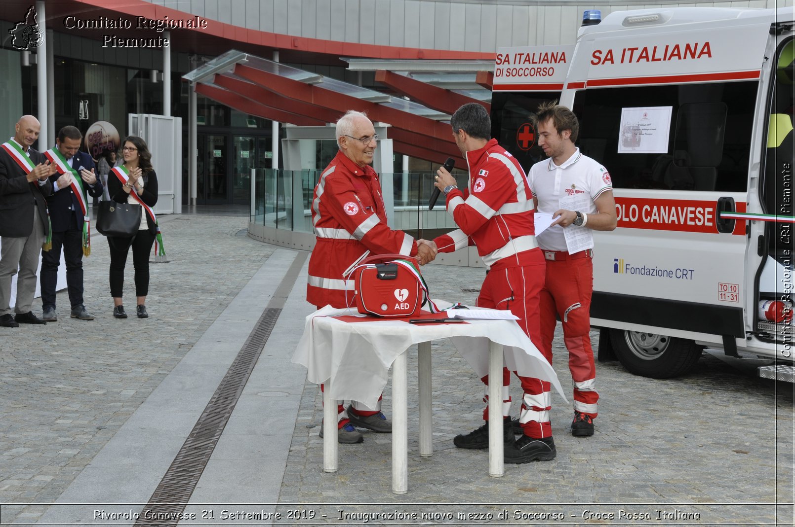 Rivarolo Canavese 21 Settembre 2019 - Inaugurazione nuovo mezzo di Soccorso - Croce Rossa Italiana