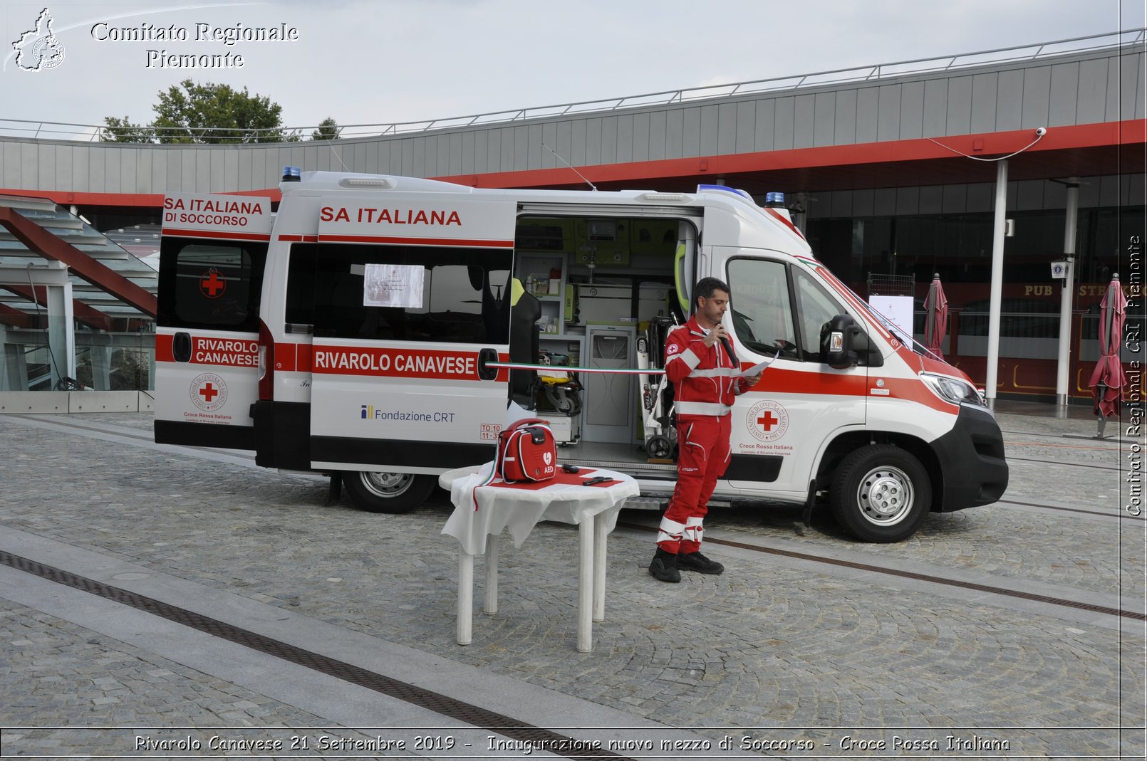 Rivarolo Canavese 21 Settembre 2019 - Inaugurazione nuovo mezzo di Soccorso - Croce Rossa Italiana