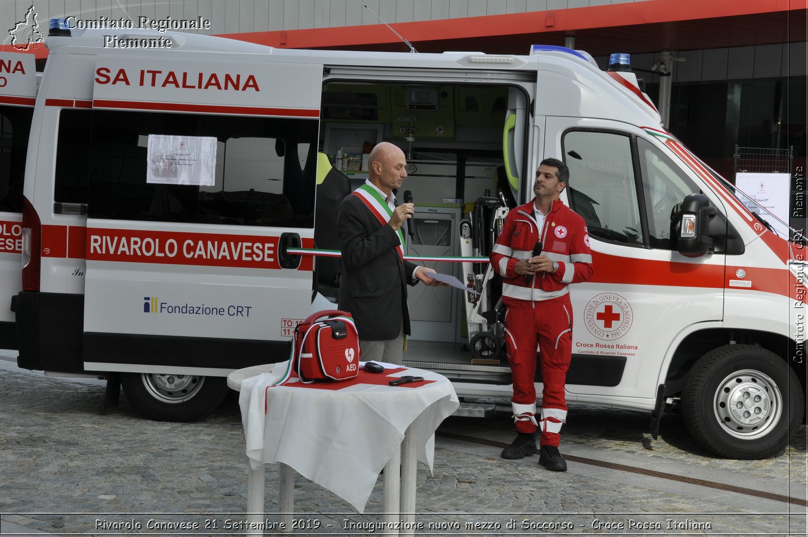 Rivarolo Canavese 21 Settembre 2019 - Inaugurazione nuovo mezzo di Soccorso - Croce Rossa Italiana