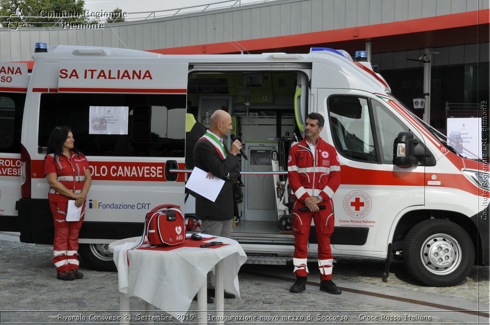 Rivarolo Canavese 21 Settembre 2019 - Inaugurazione nuovo mezzo di Soccorso - Croce Rossa Italiana