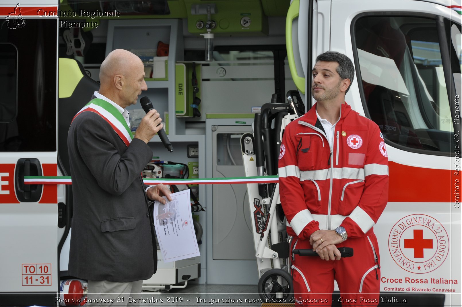 Rivarolo Canavese 21 Settembre 2019 - Inaugurazione nuovo mezzo di Soccorso - Croce Rossa Italiana