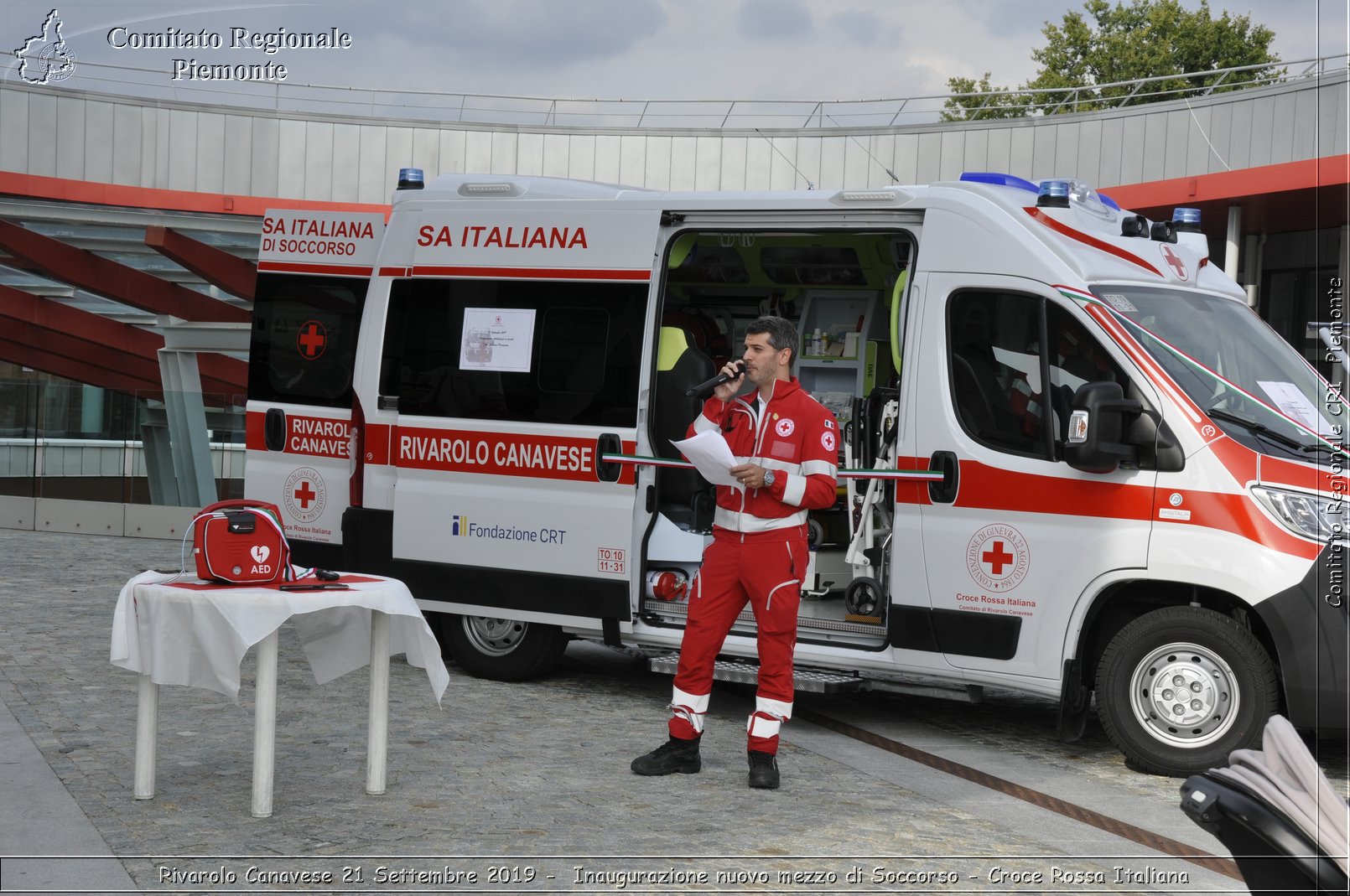 Rivarolo Canavese 21 Settembre 2019 - Inaugurazione nuovo mezzo di Soccorso - Croce Rossa Italiana