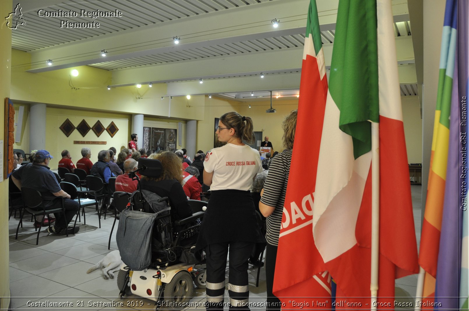 Castellamonte 21 Settembre 2019 - SPIritosempregiovane, riconoscimento "Bugia Nen" dell'anno - Croce Rossa Italiana