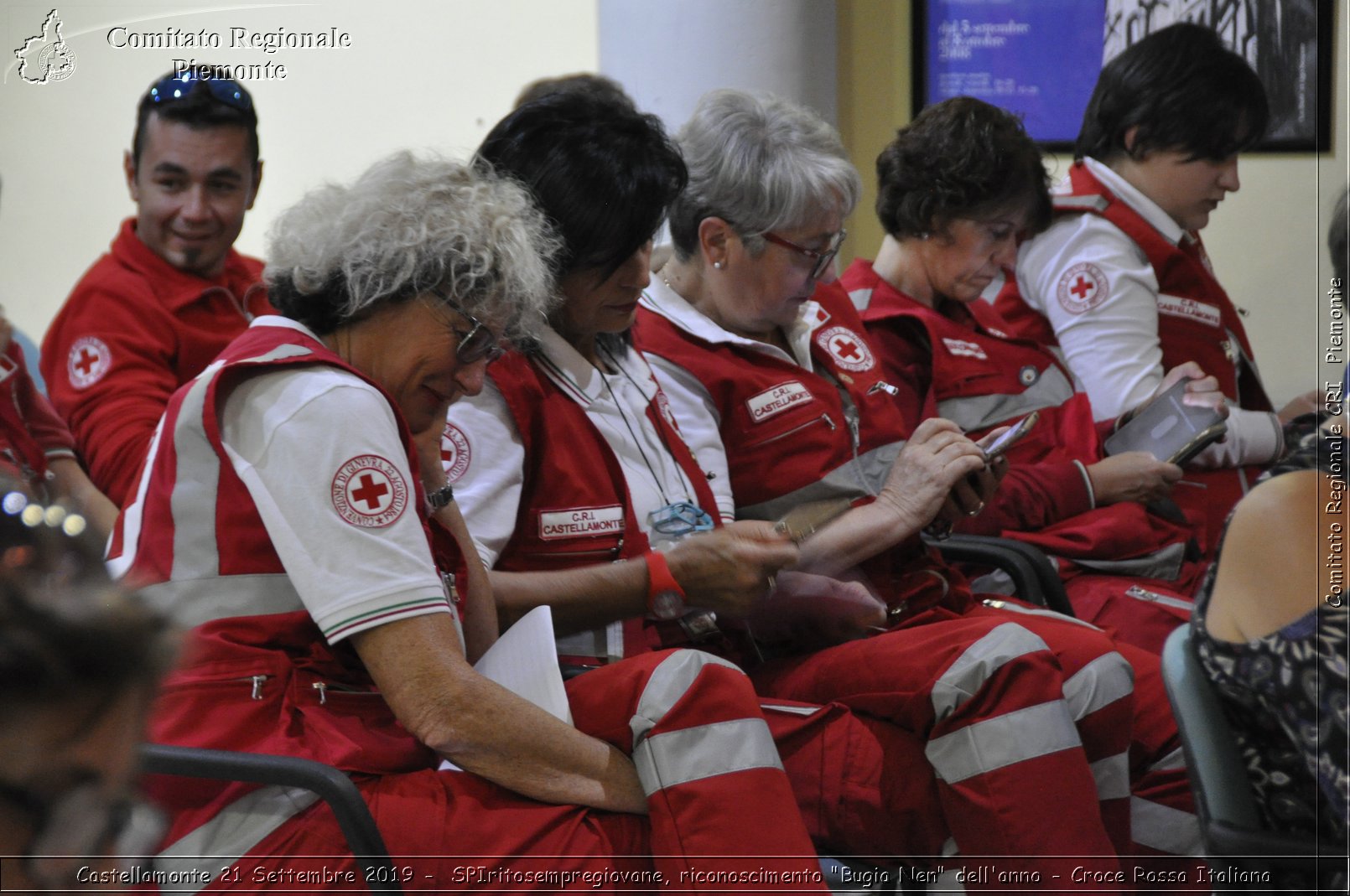 Castellamonte 21 Settembre 2019 - SPIritosempregiovane, riconoscimento "Bugia Nen" dell'anno - Croce Rossa Italiana