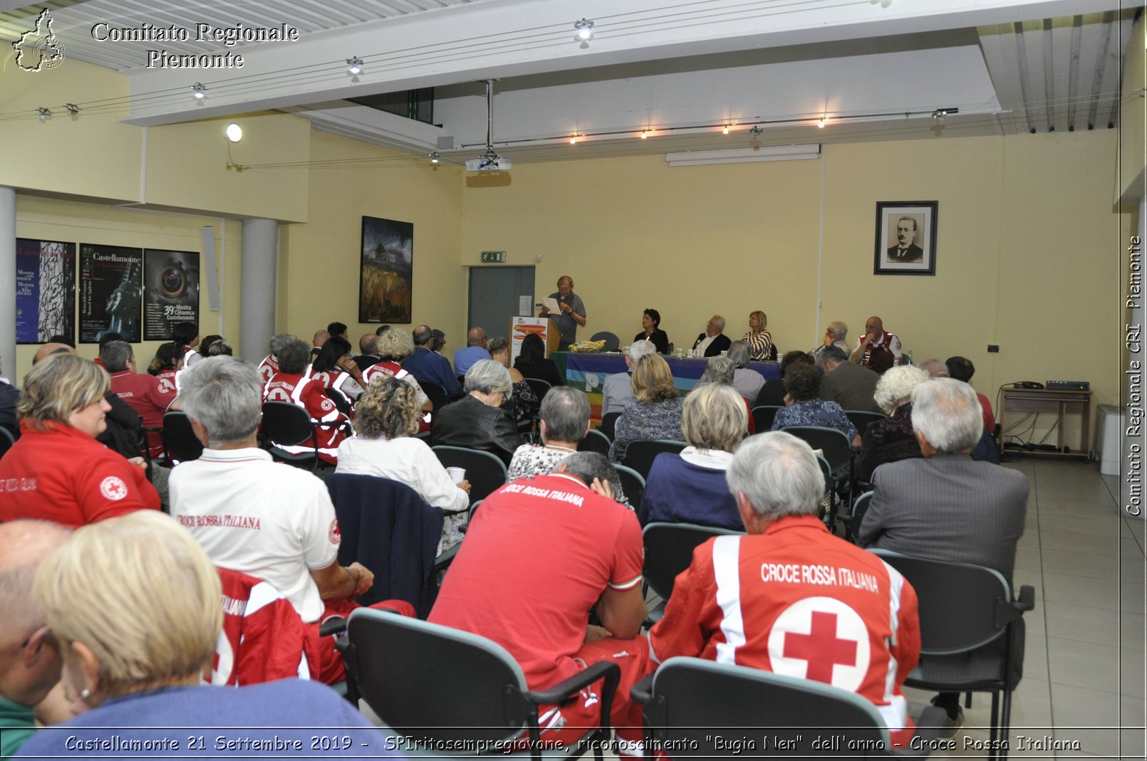 Castellamonte 21 Settembre 2019 - SPIritosempregiovane, riconoscimento "Bugia Nen" dell'anno - Croce Rossa Italiana