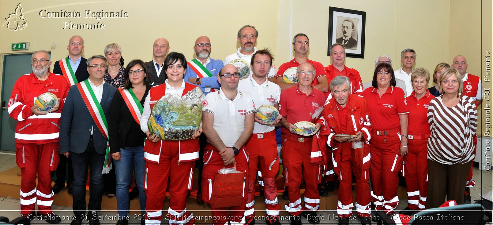 Castellamonte 21 Settembre 2019 - SPIritosempregiovane, riconoscimento "Bugia Nen" dell'anno - Croce Rossa Italiana