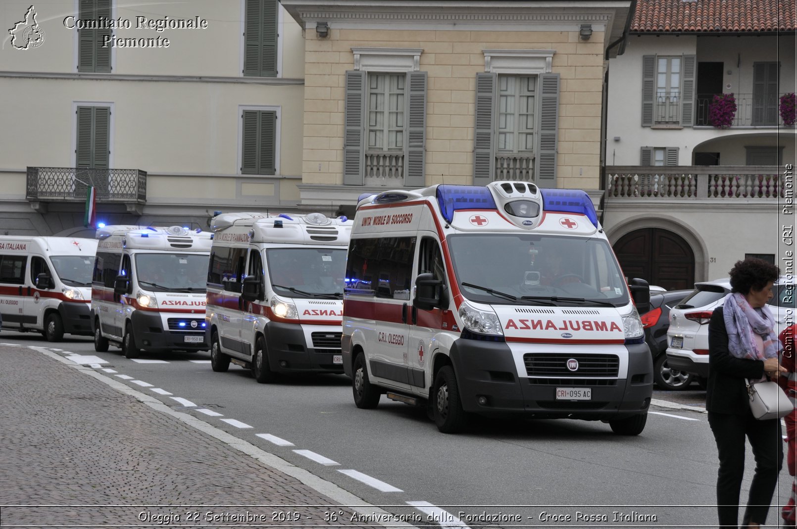 Oleggio 22 Settembre 2019 - 36 Anniversario dalla Fondazione - Croce Rossa Italiana